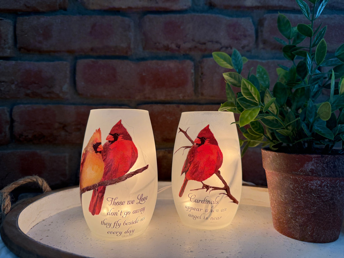 Cardinal Lighted Vase - Two Styles
