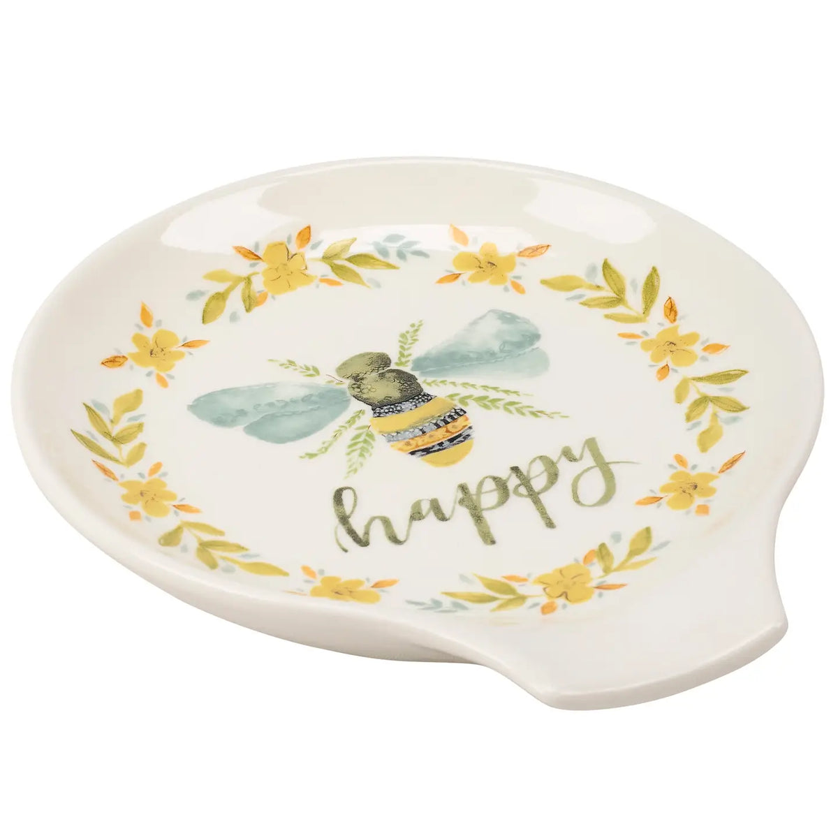 Bee Happy Spoon Rest