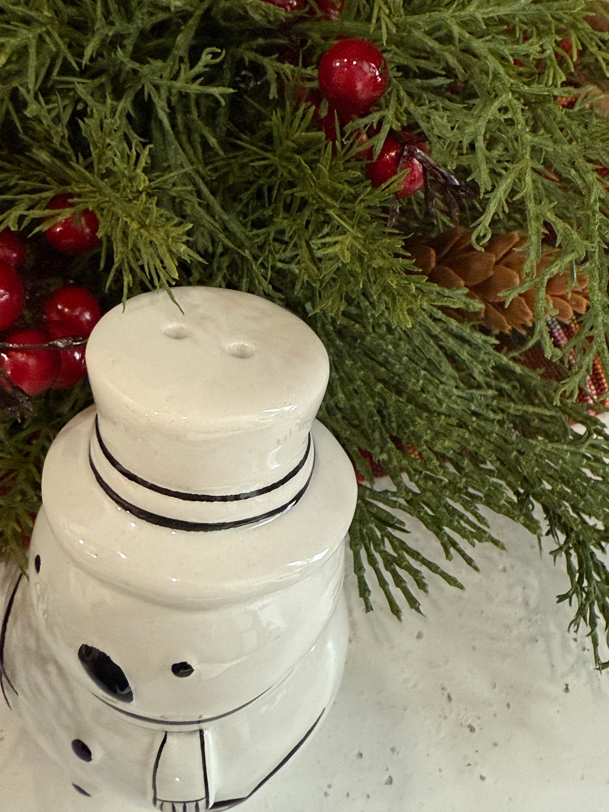 Stacked Snowman Salt &amp; Pepper Set