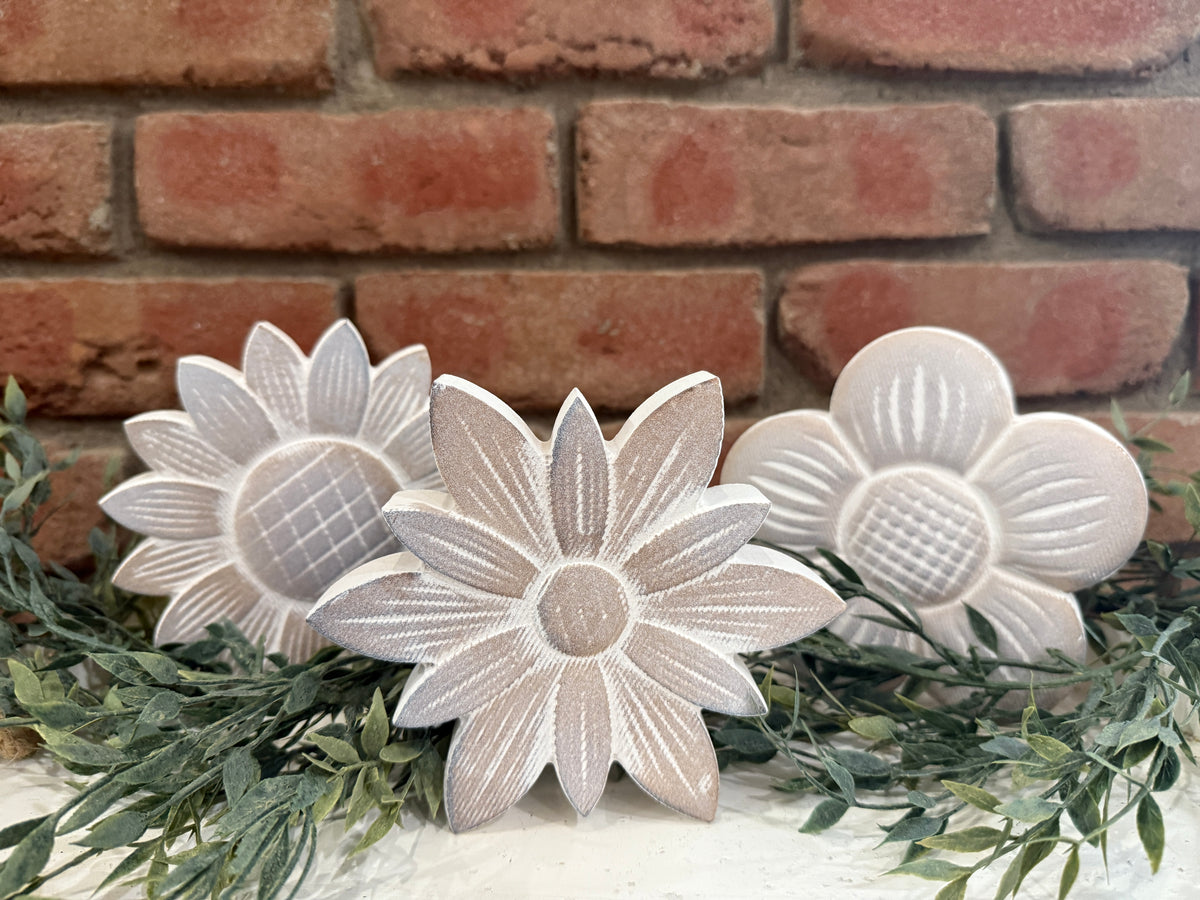 Carved Flowers - 3 Styles