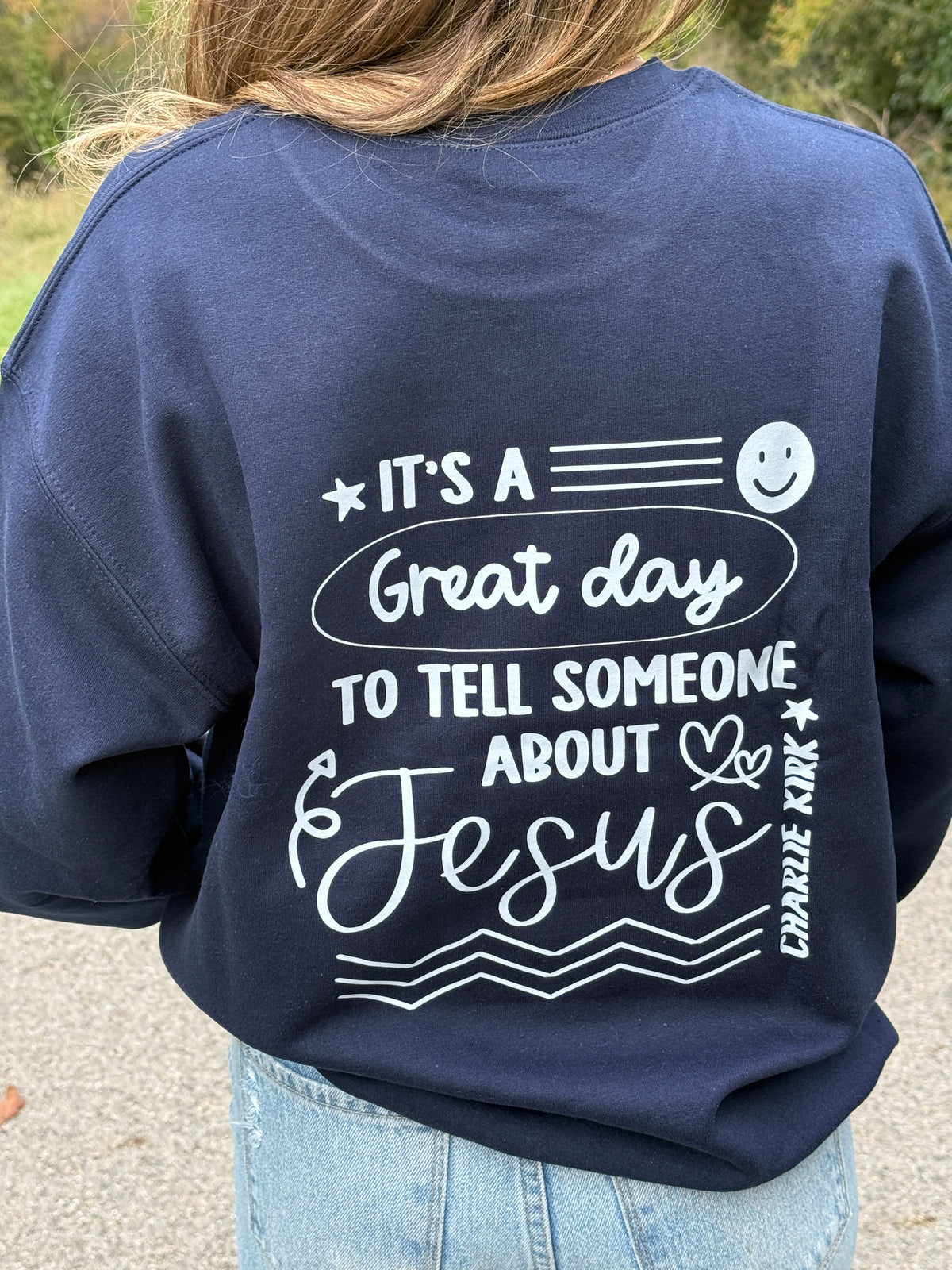 Charlie Kirk Great Day Sweatshirt