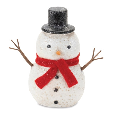 Snowman with Red Scarf