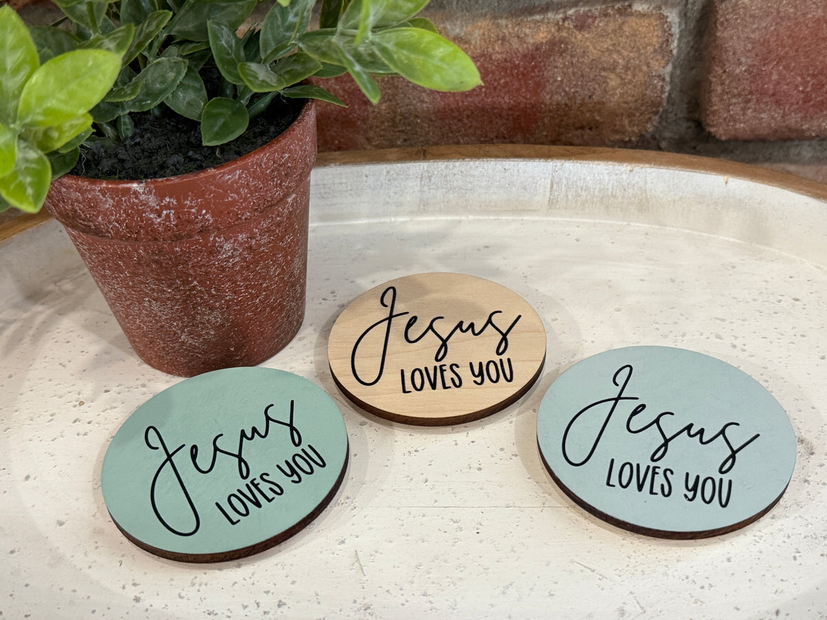 Jesus Loves You Magnet - 3 Styles