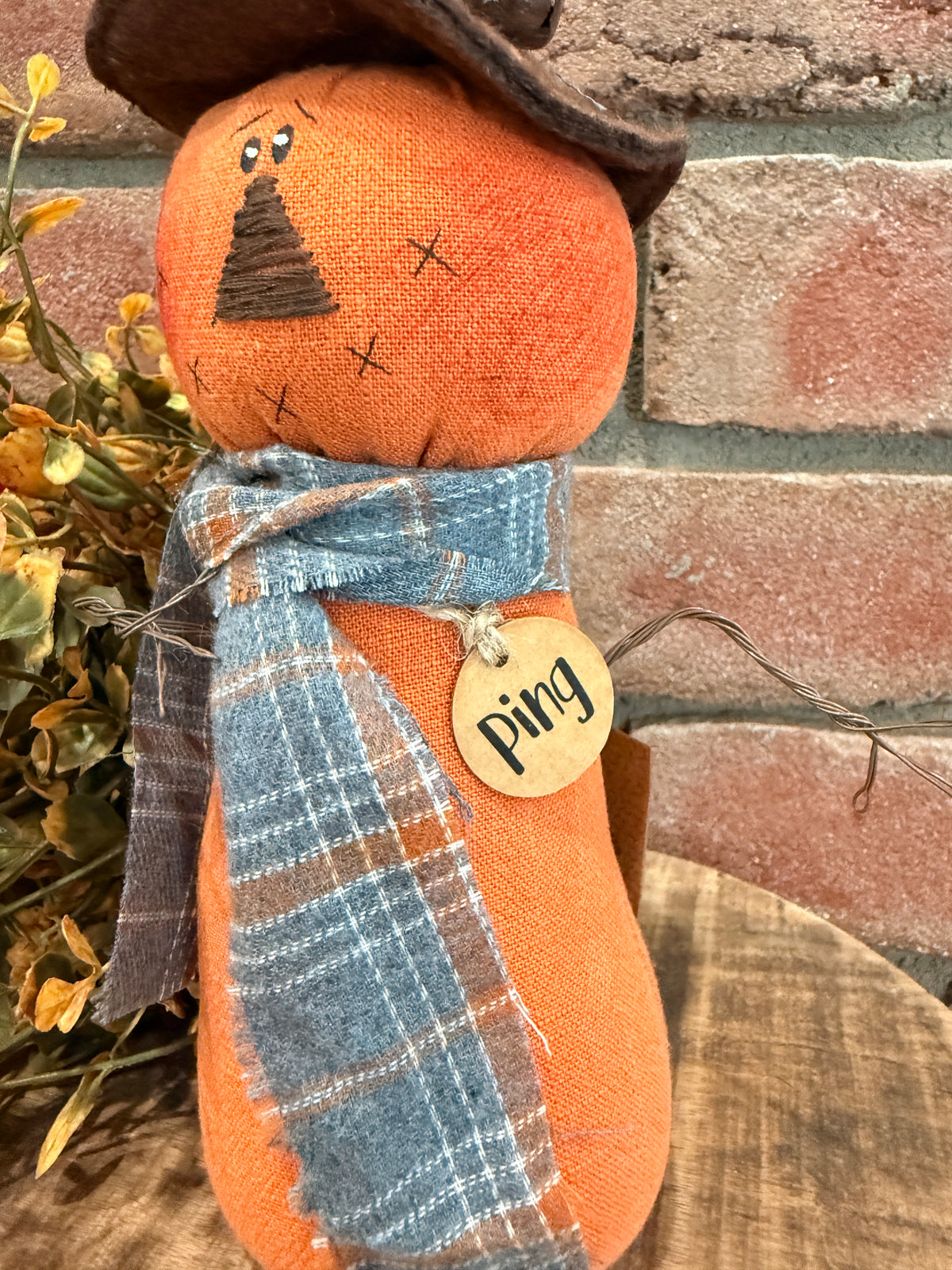 Ping the Jingle Bell Jack-o-Lantern