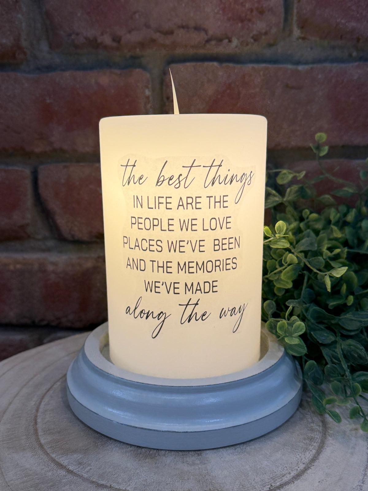 Best Things in Life Candle Sleeve