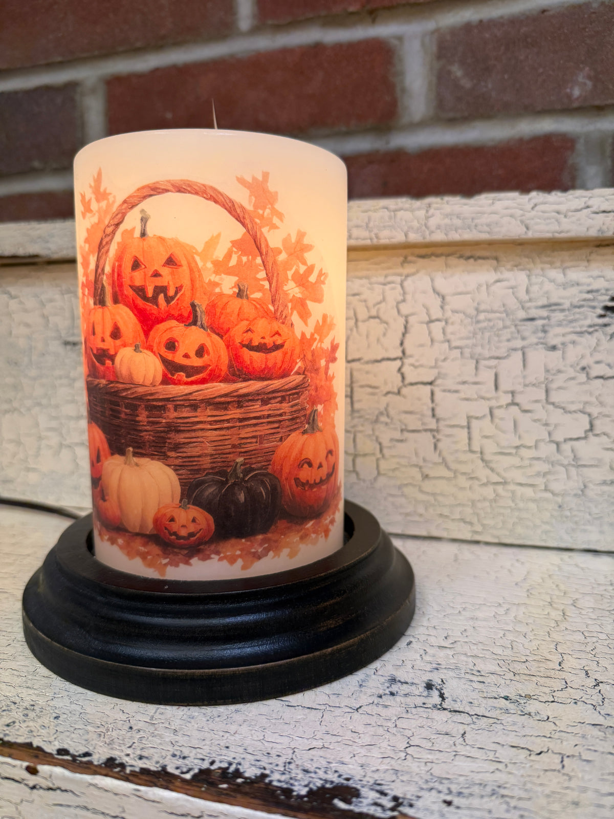 Basket of Jacks Candle Sleeve