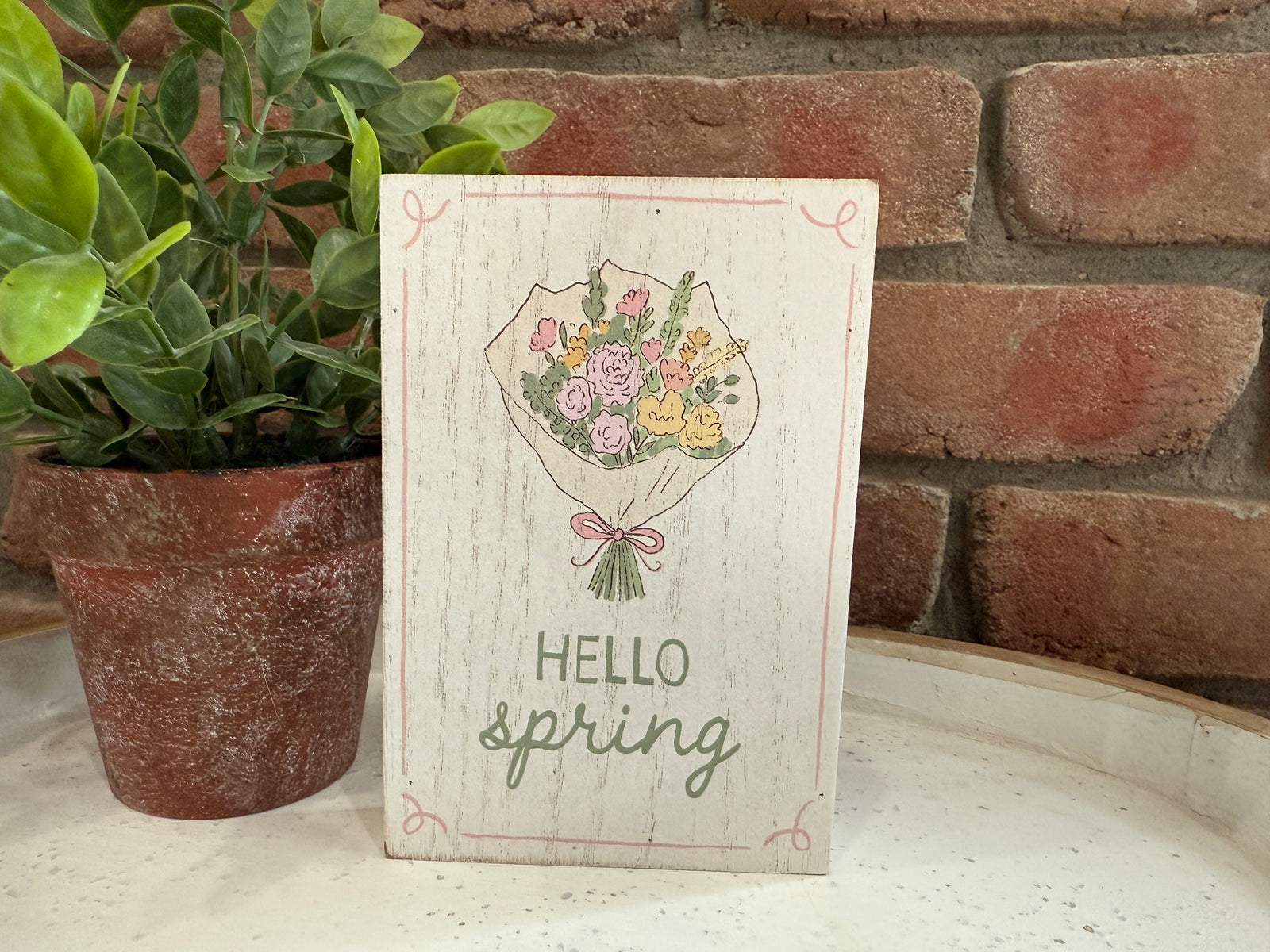 Spring Bouquet Block