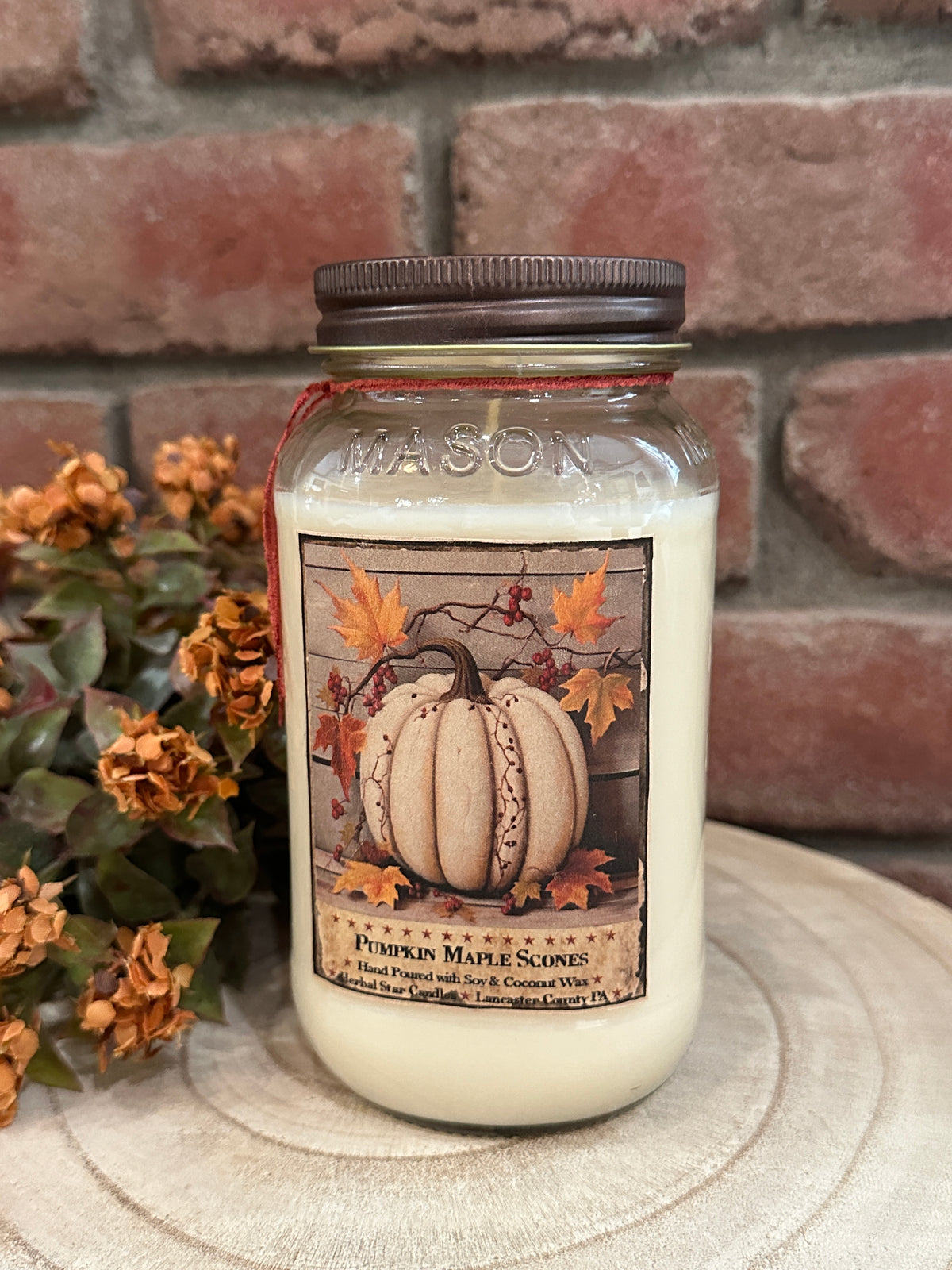 Pumpkin Maple Scones Jar Candles - 2 Sizes