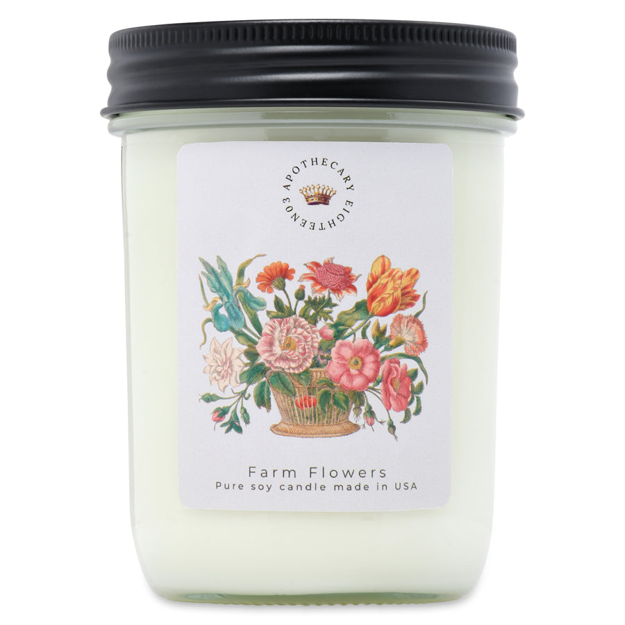 Farm Flowers Limited Edition Soy Jar (14 oz)