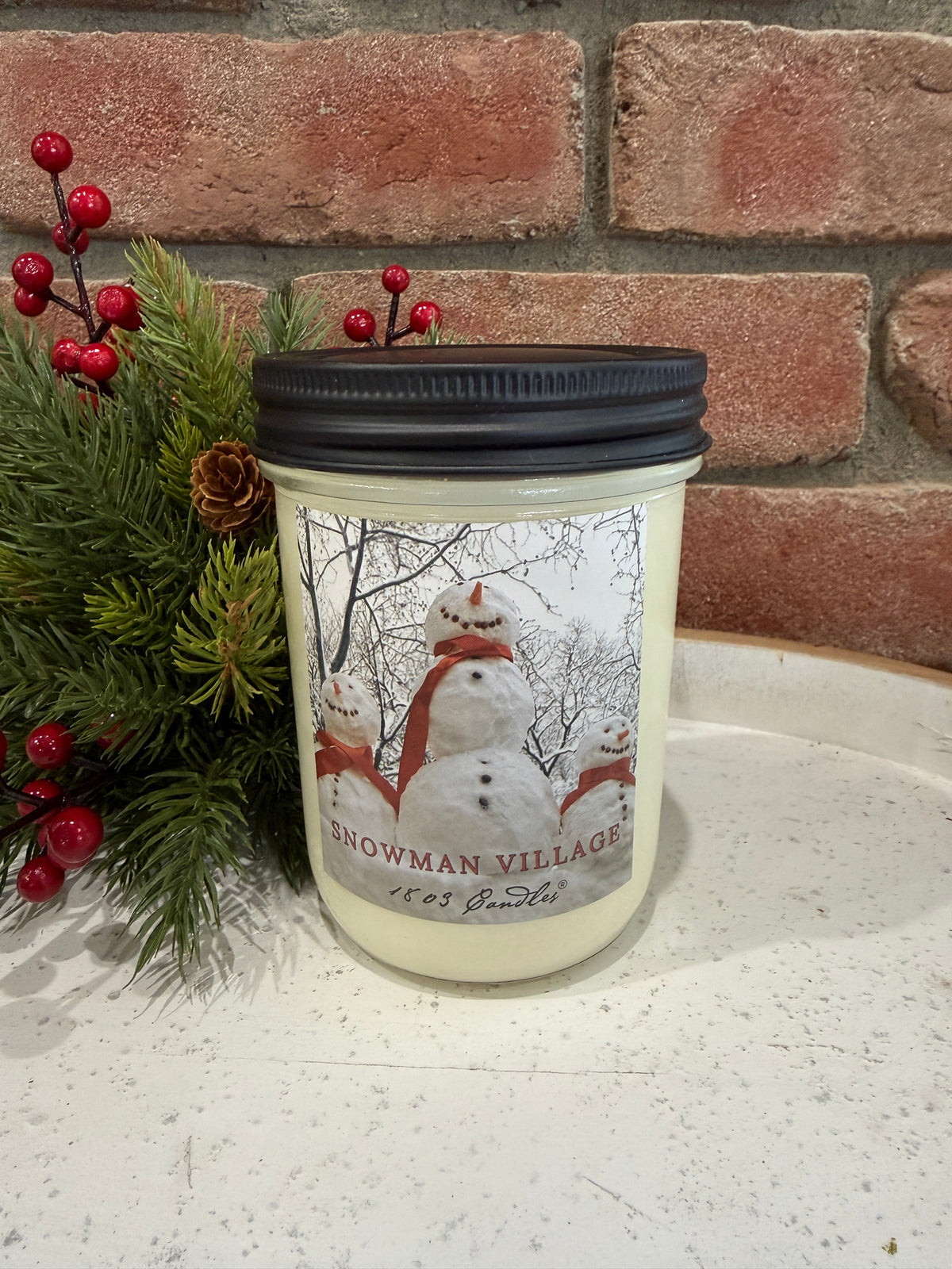 Snowman Village Limited Edition Soy Jar (14 oz)