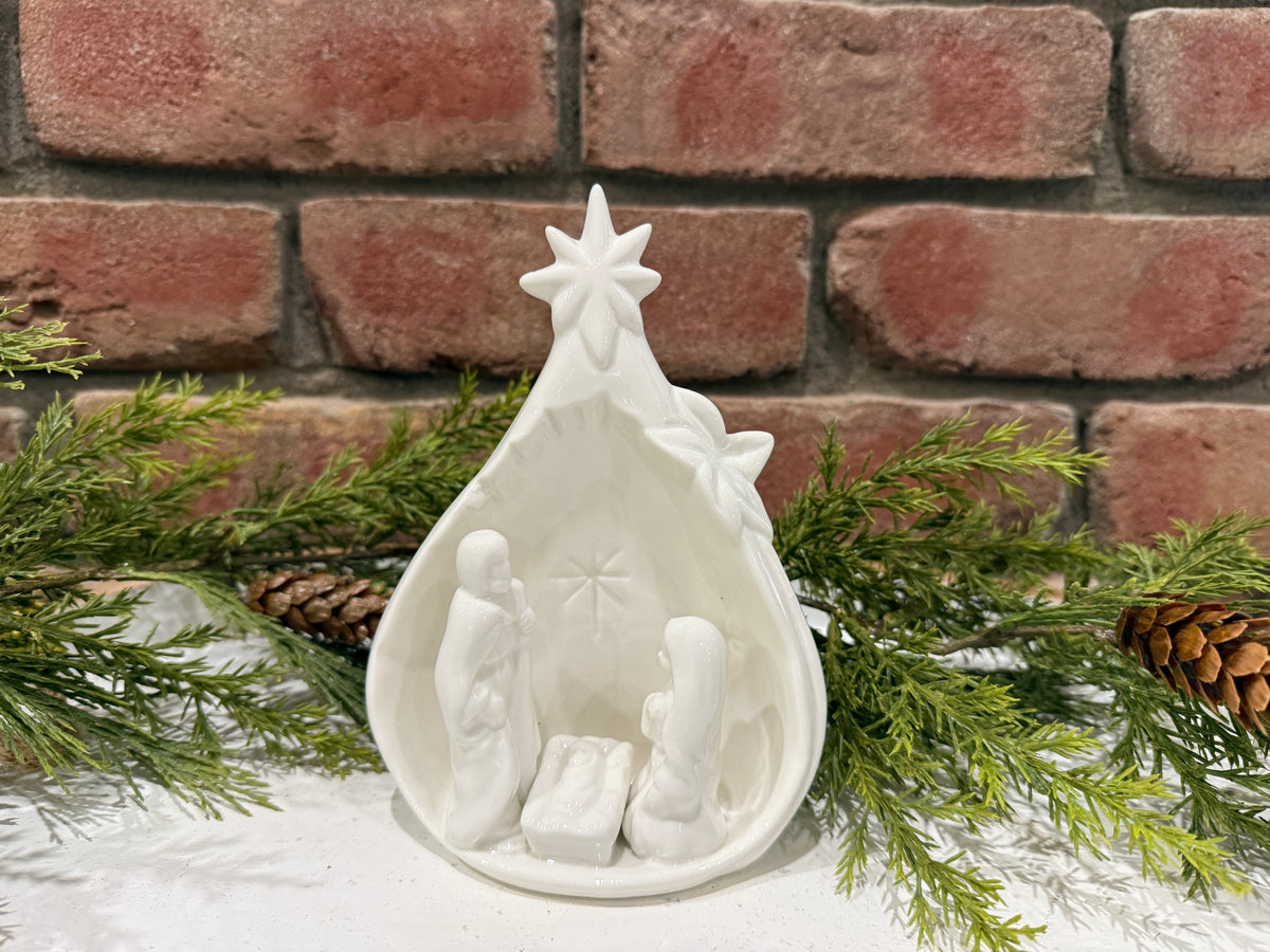 Ceramic Nativity Scene