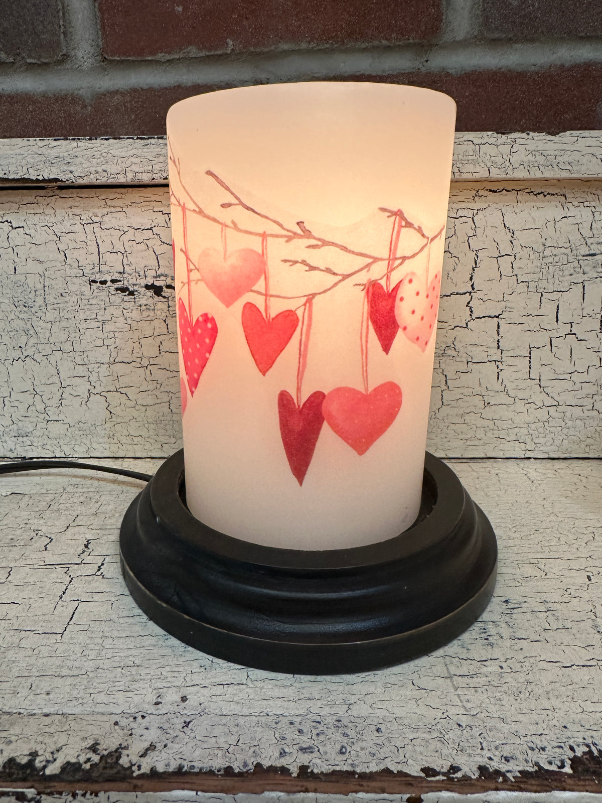 Love Valentine Branch Candle Sleeve