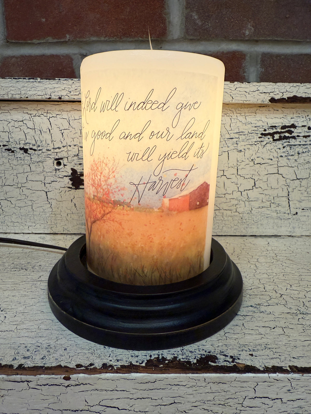 Good Harvest Land Candle Sleeve