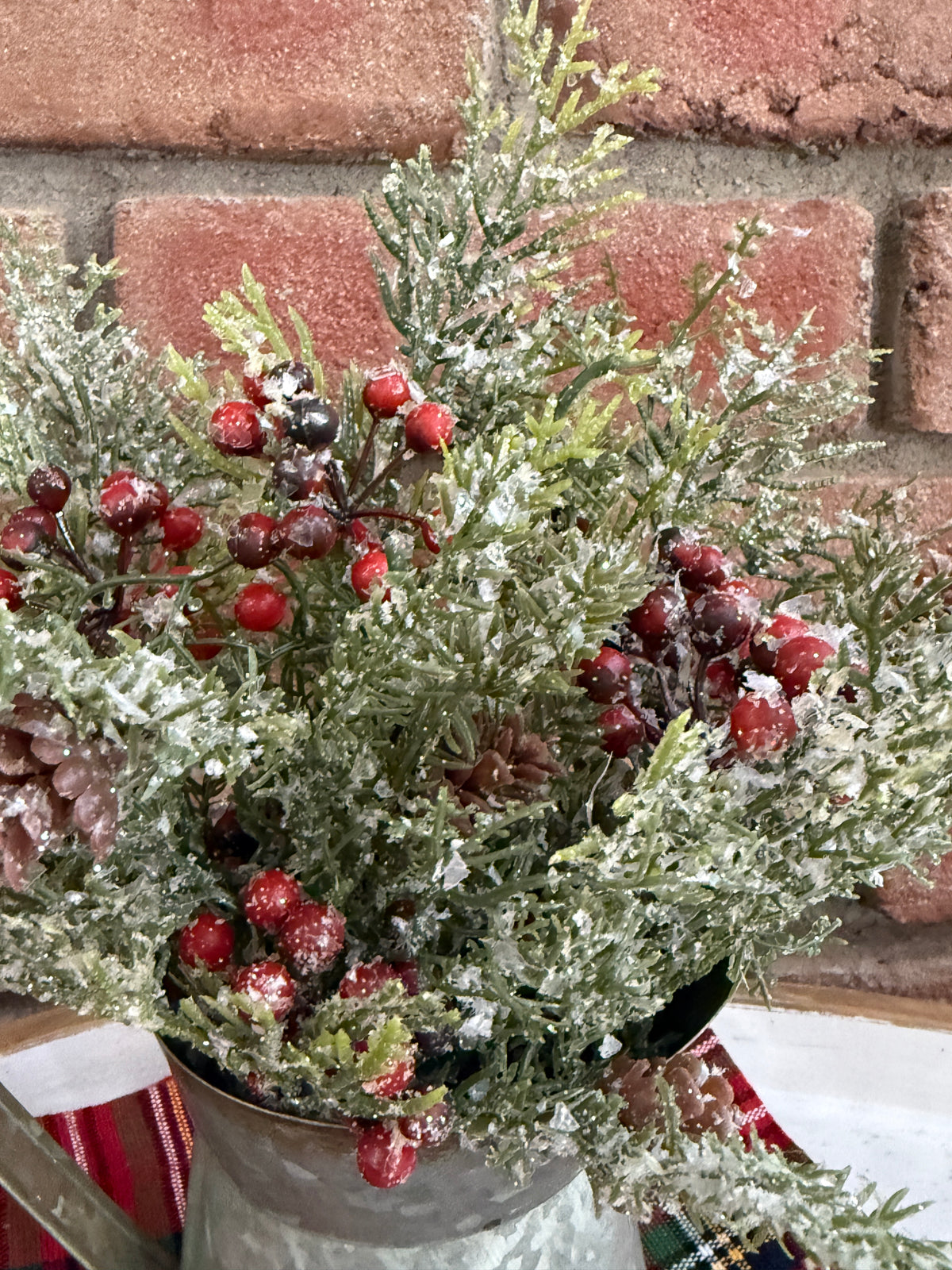 Beatrice Pitcher Holiday Arrangement