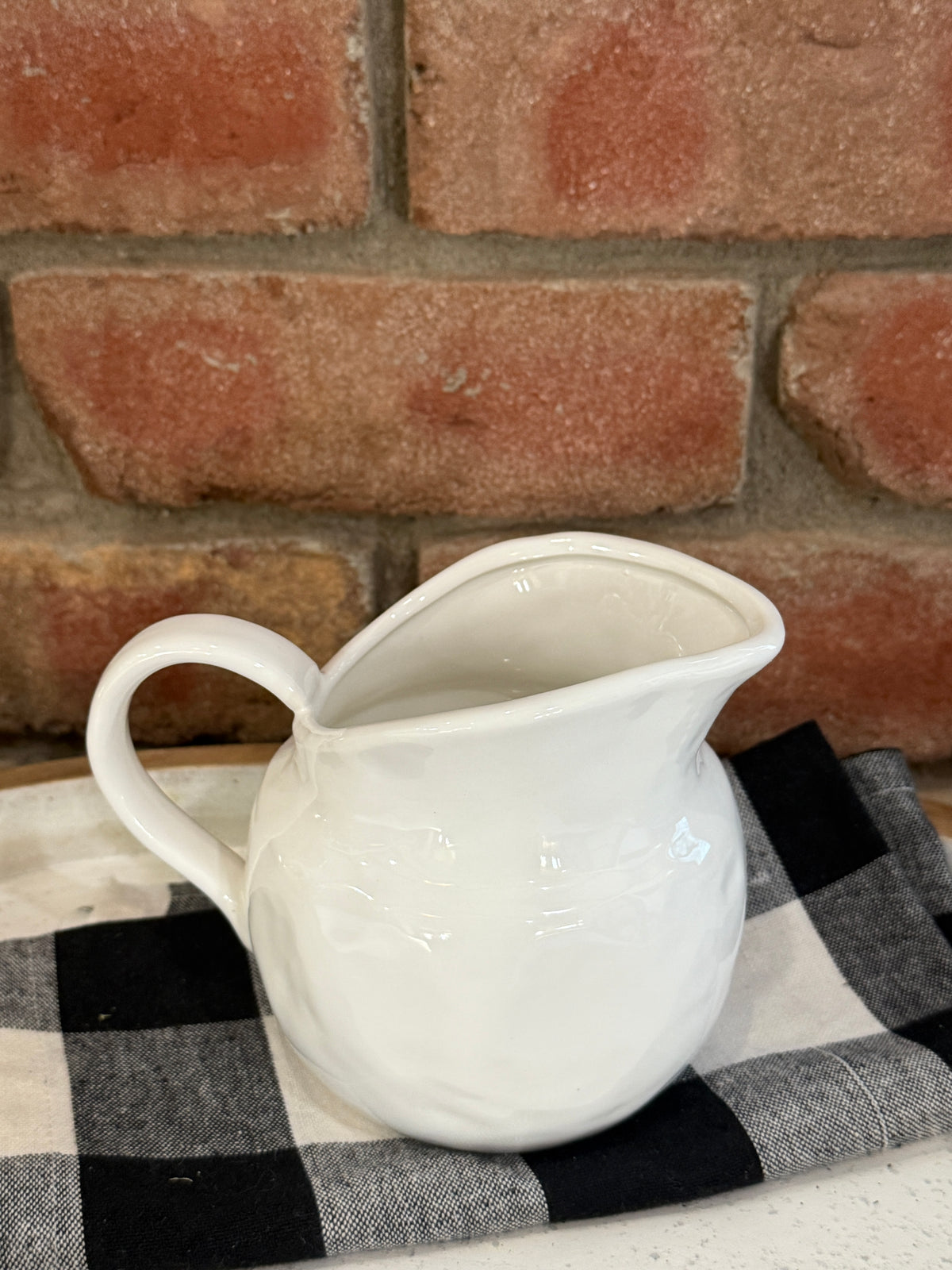 Stoneware Reproduction Vintage Pitcher
