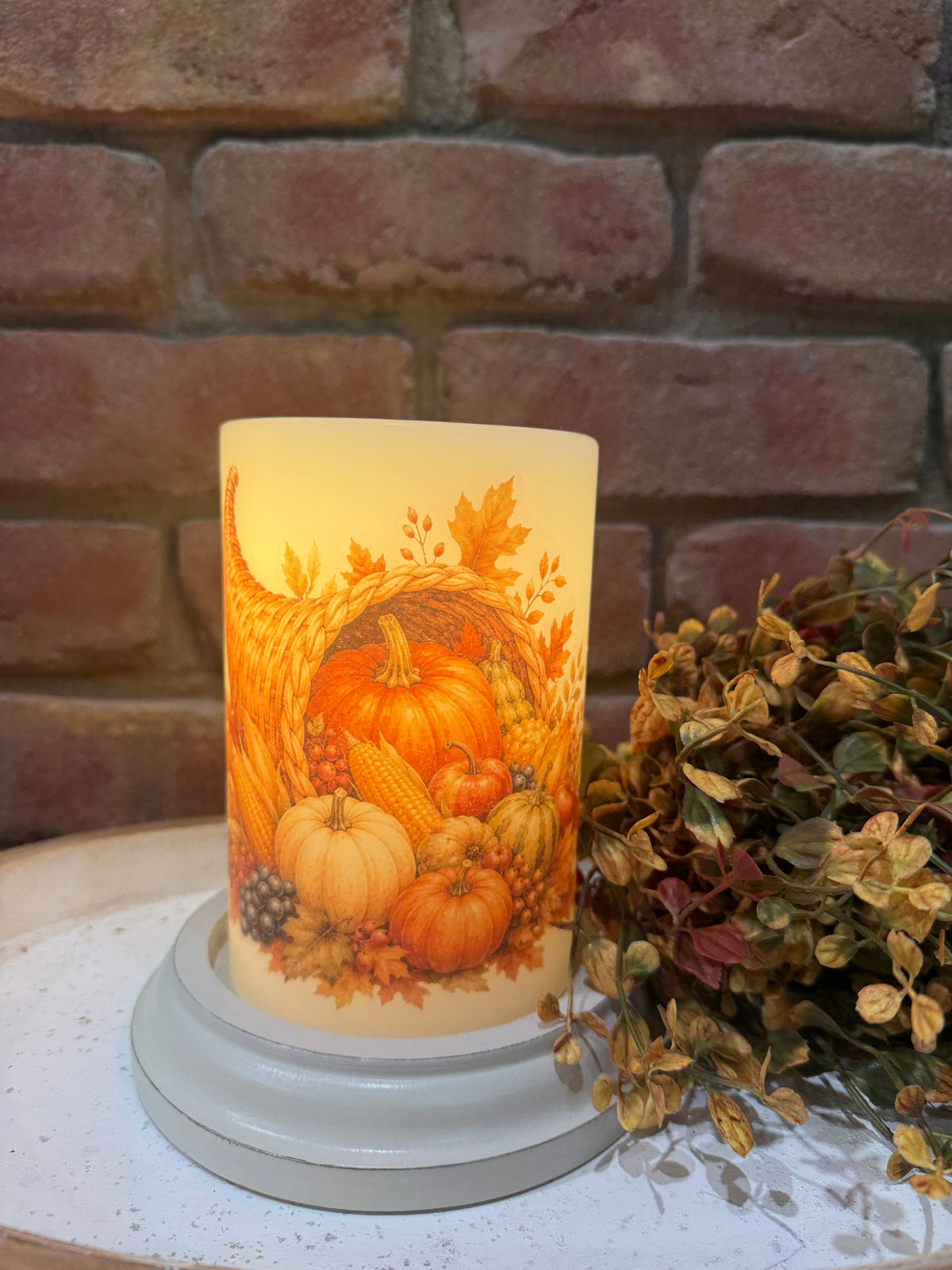 Pumpkin Patch Market Candle Sleeve