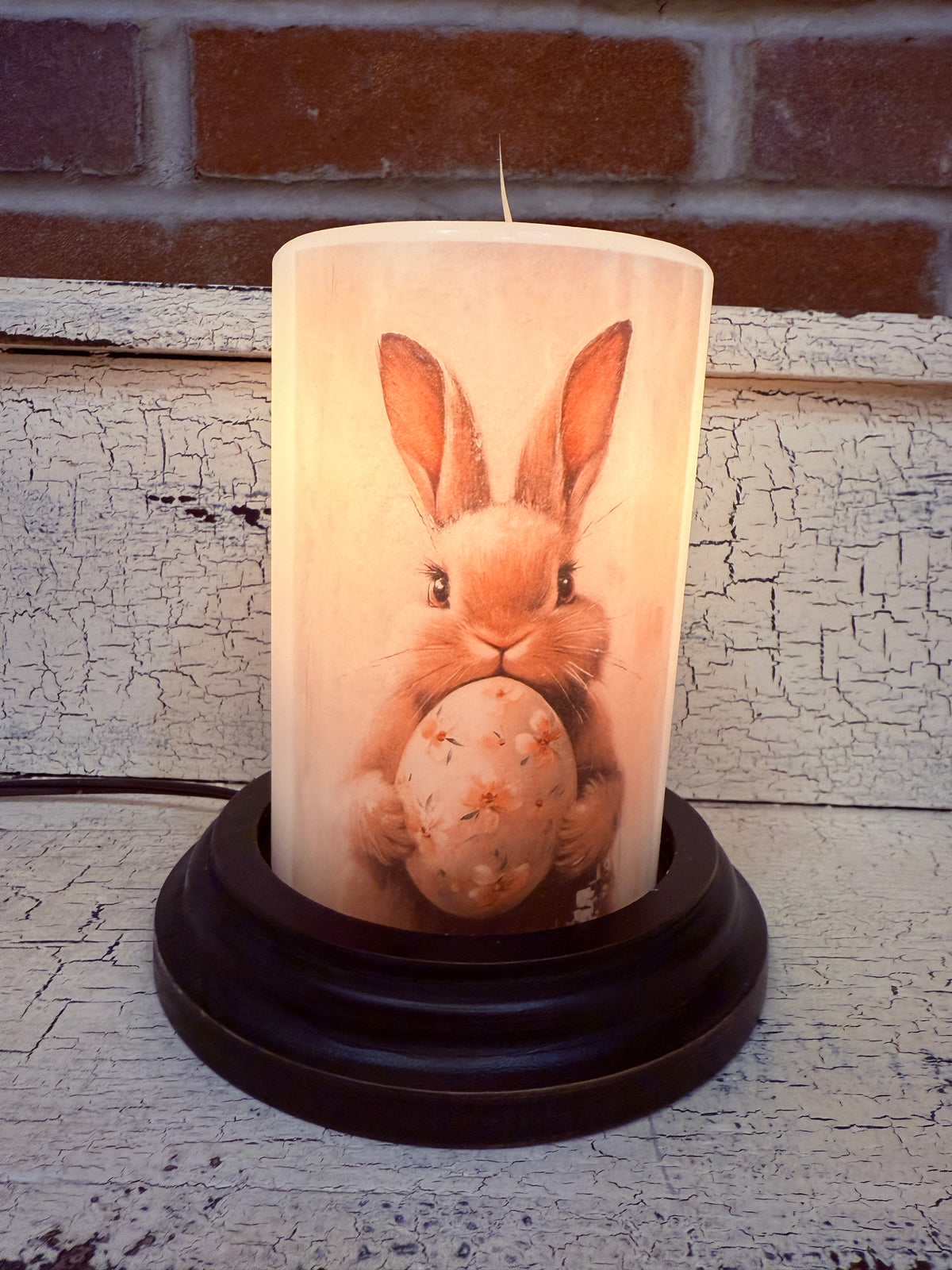 Bunny Egg Hunt Candle Sleeve