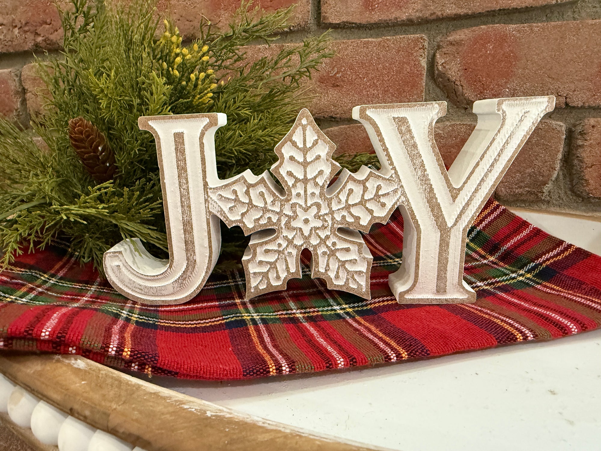 Snowfall Joy Sign