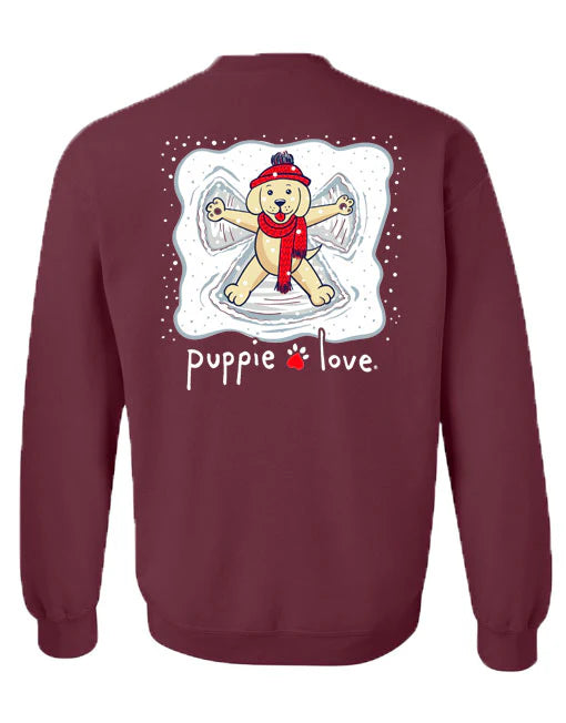 Puppie Love Snow Angel Pup Sweatshirt