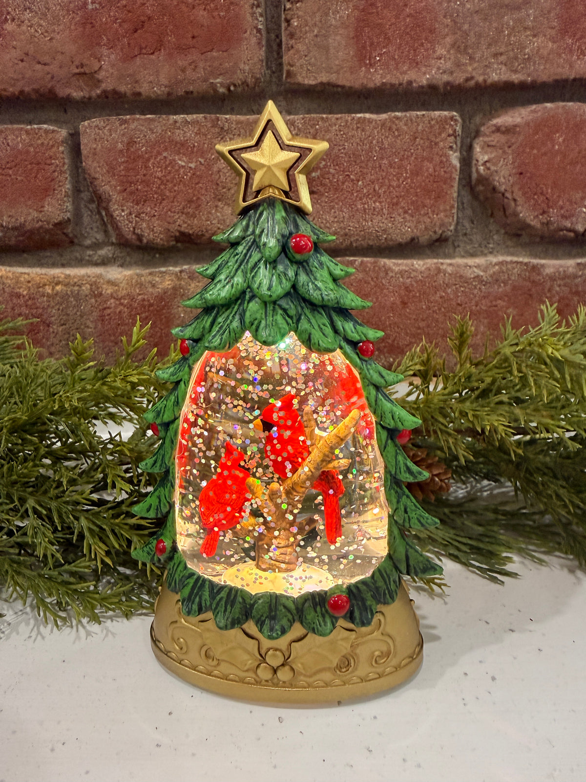 Holiday Water Globe Tree Light - 3 Styles