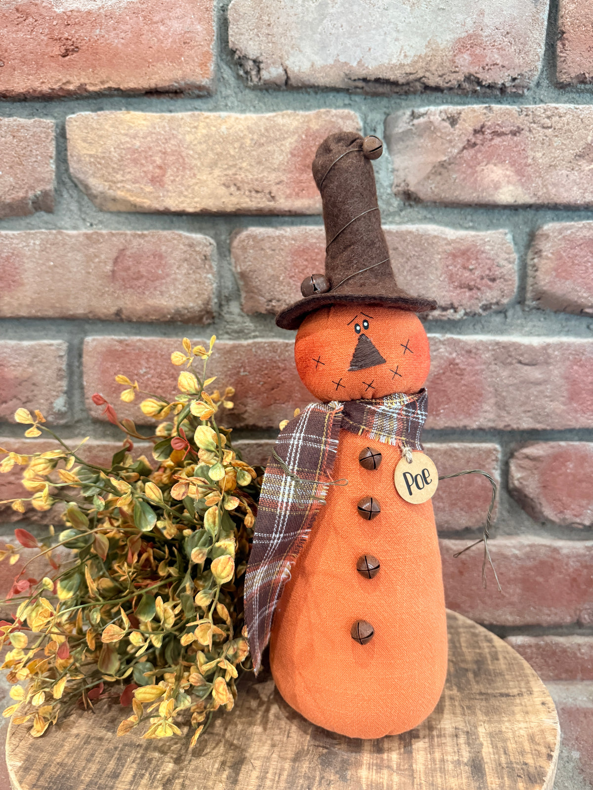 Poe the Jingle Bell Jack-O-Lantern