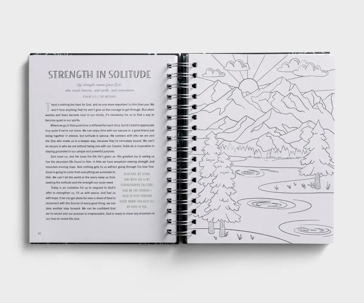 Be Still &amp; Know: Devotional Coloring Book