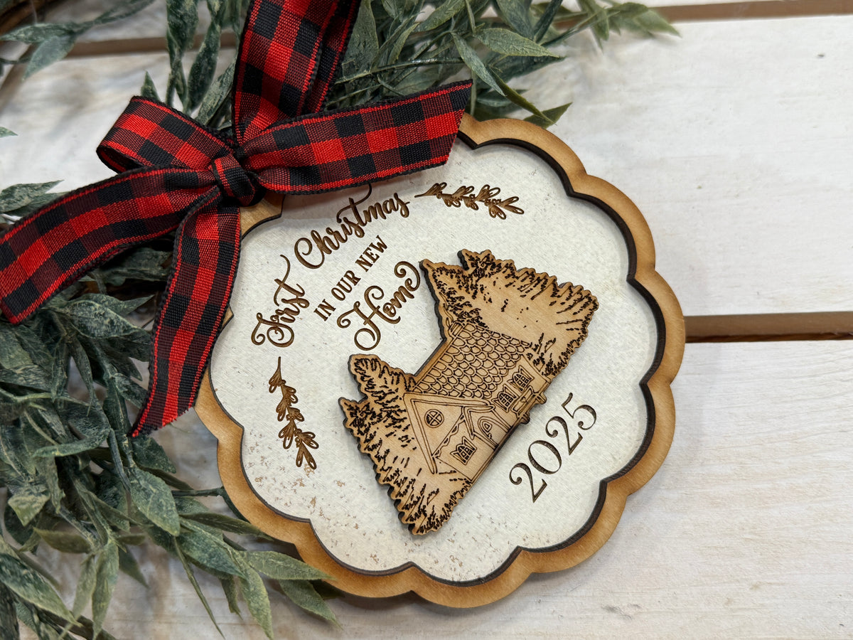 Handmade New Home 2025 Ornament