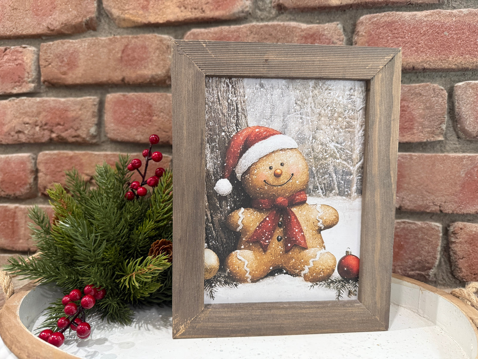Gingerbread Framed Art