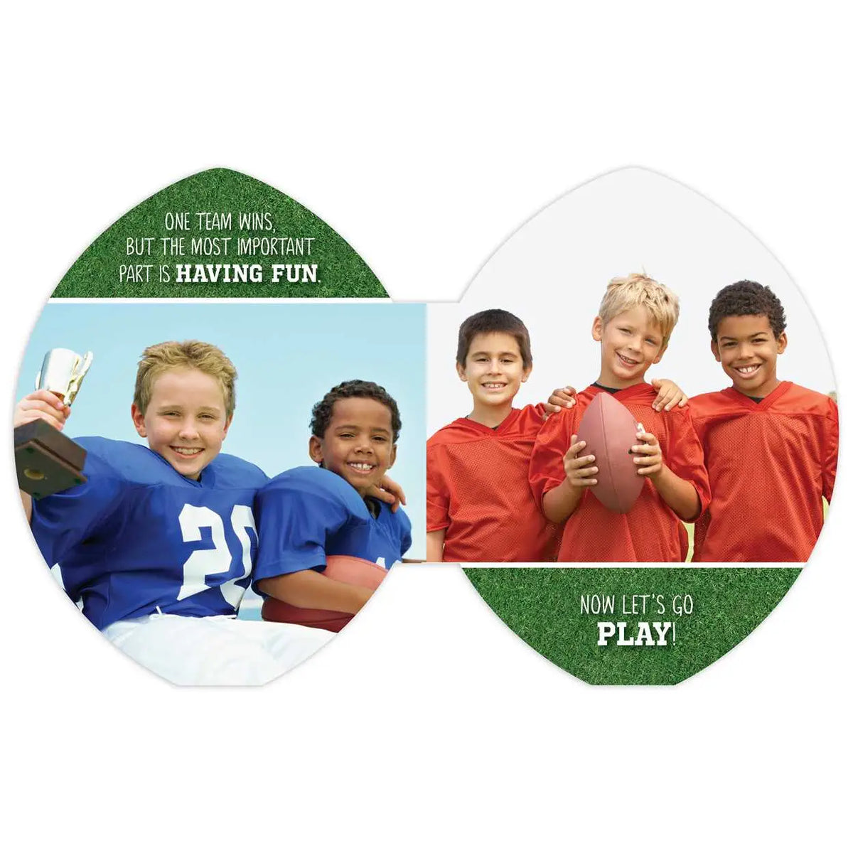 Let’s Play Football Shaped Board Book