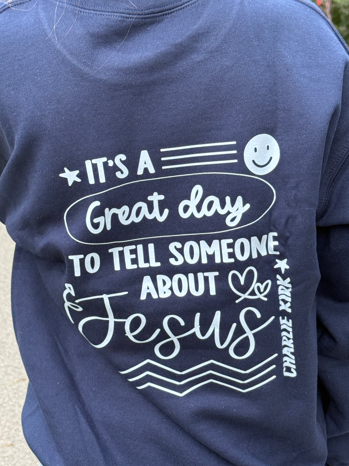 Charlie Kirk Great Day Sweatshirt