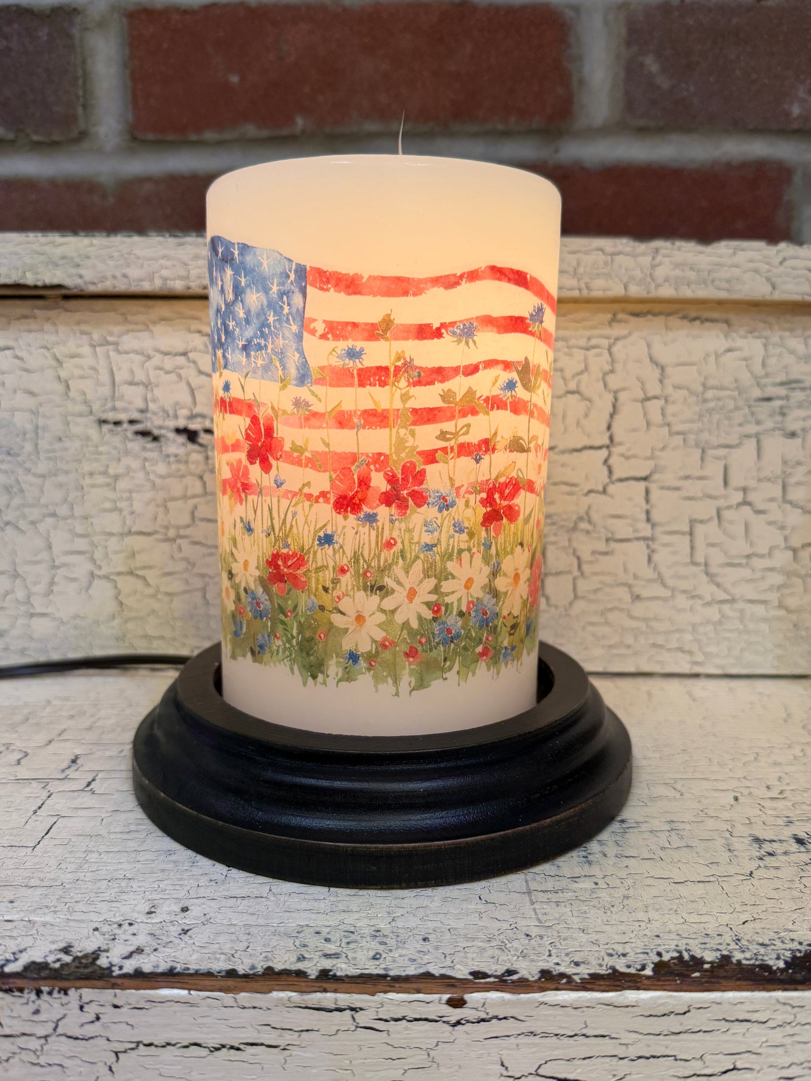 Prairie Flag Candle Sleeve