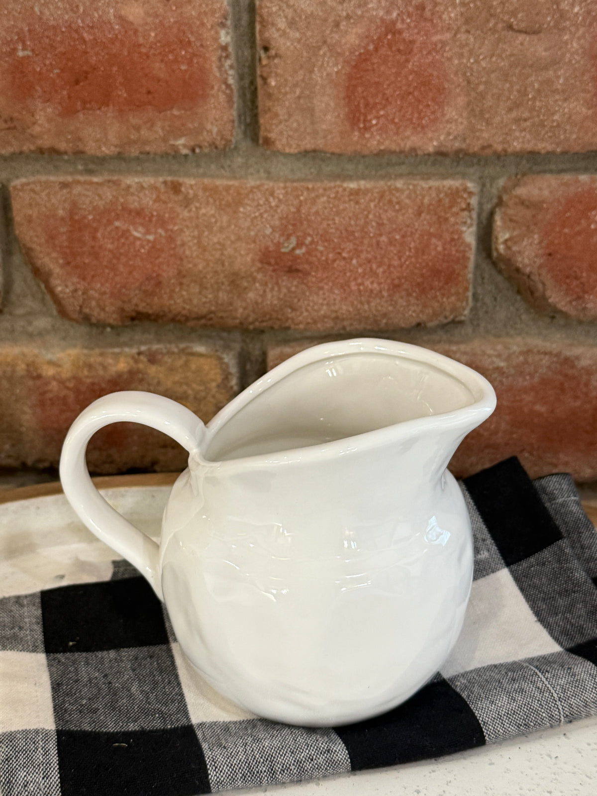 Stoneware Reproduction Vintage Pitcher