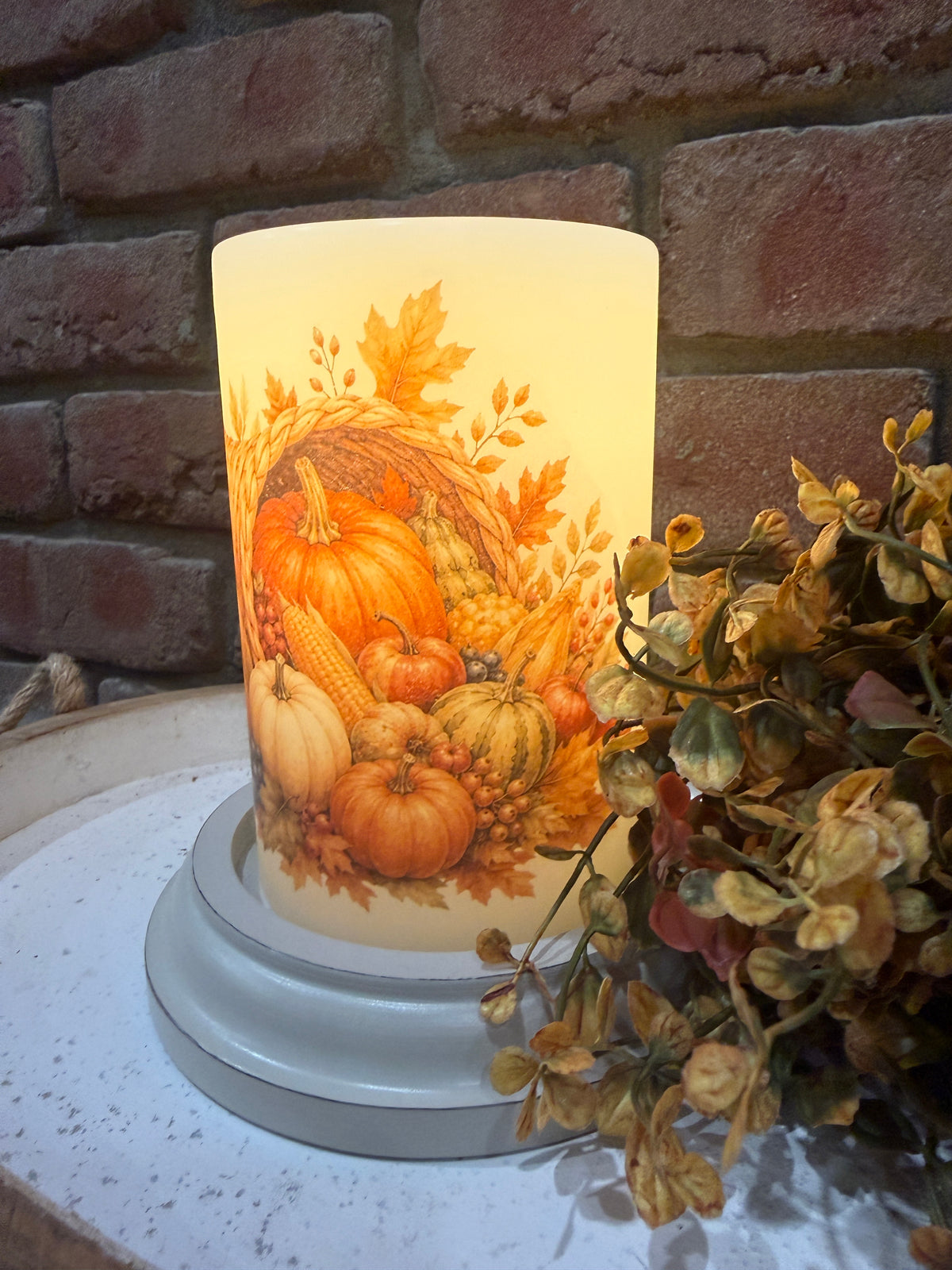 Pumpkin Patch Market Candle Sleeve