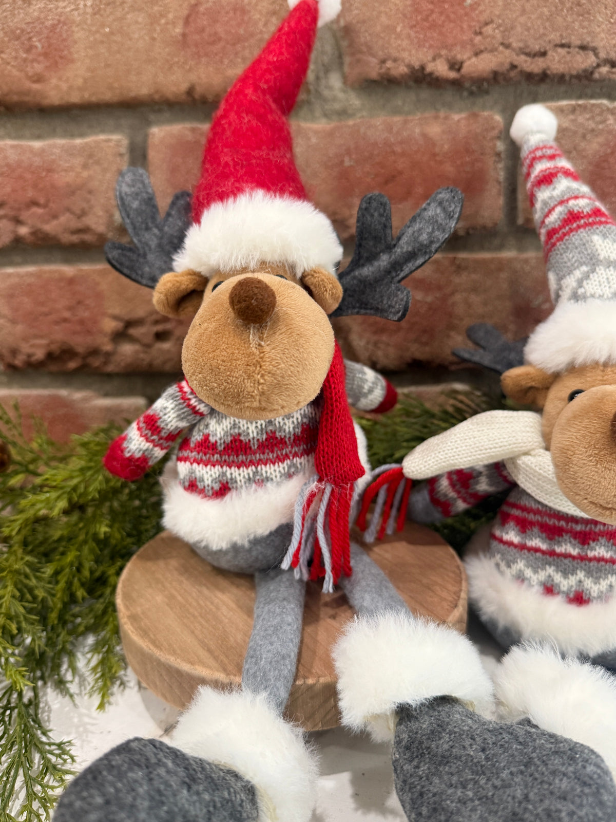 Holiday Moose Shelf Sitter - 2 Styles