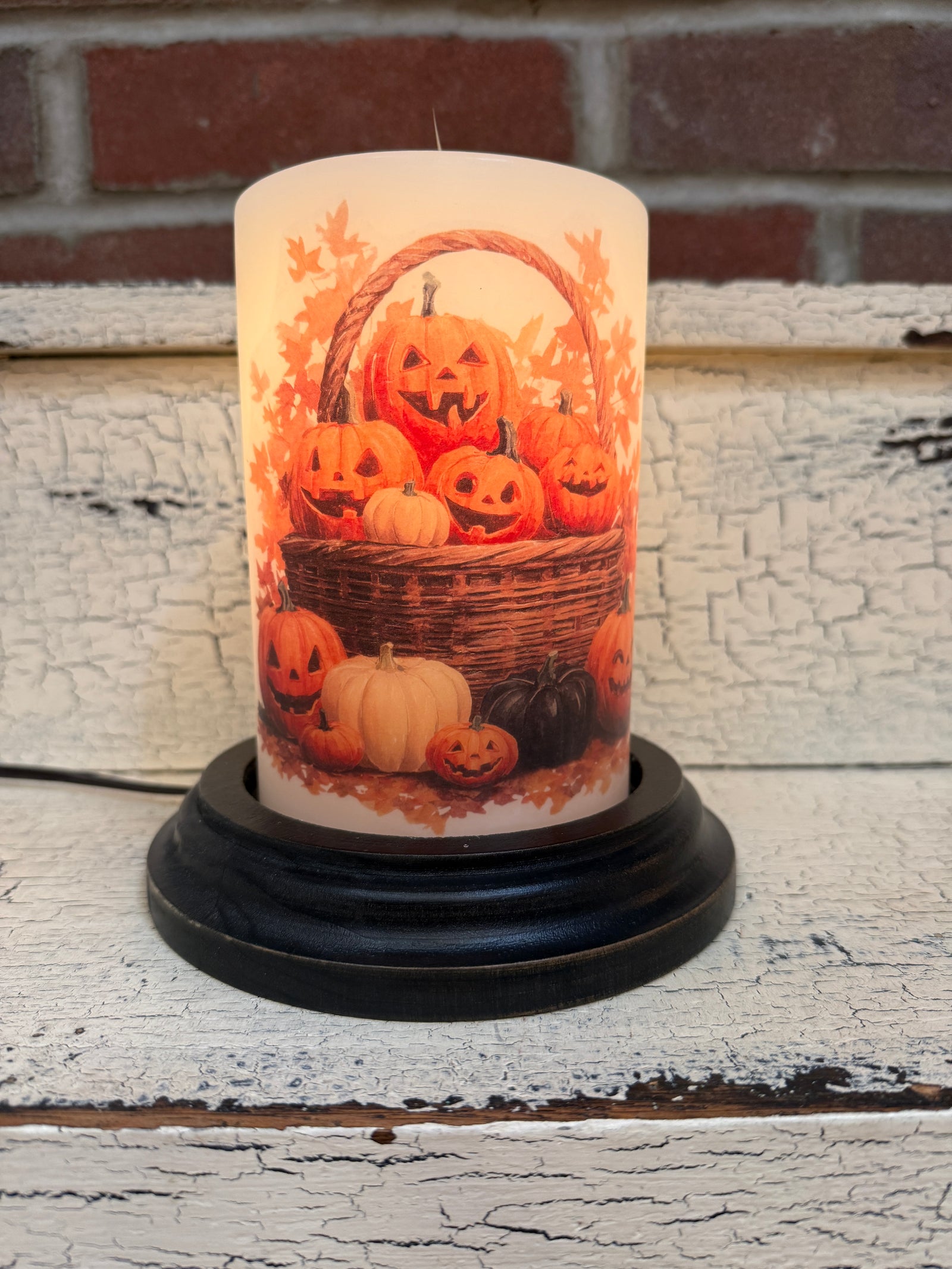 Basket of Jacks Candle Sleeve
