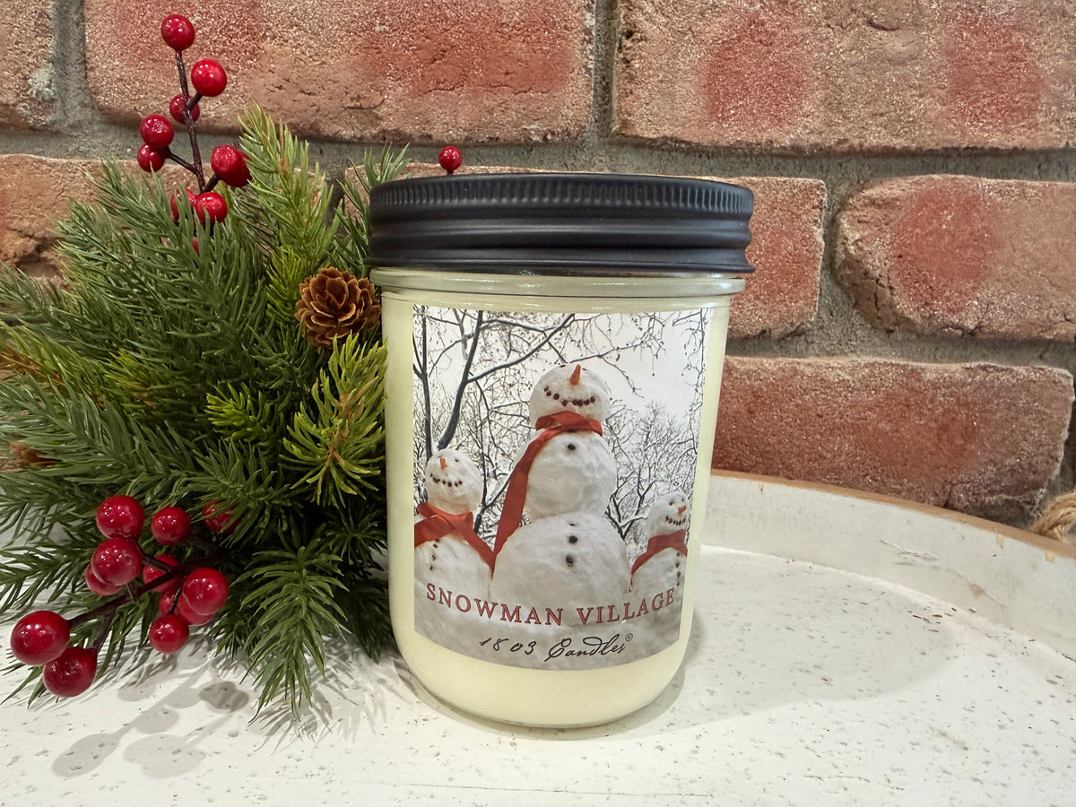 Snowman Village Limited Edition Soy Jar (14 oz)