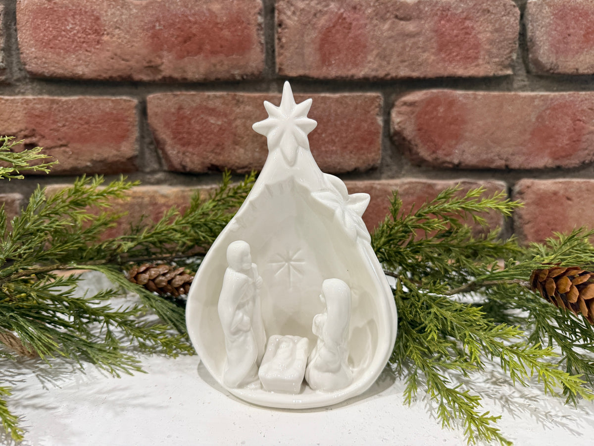 Ceramic Nativity Scene