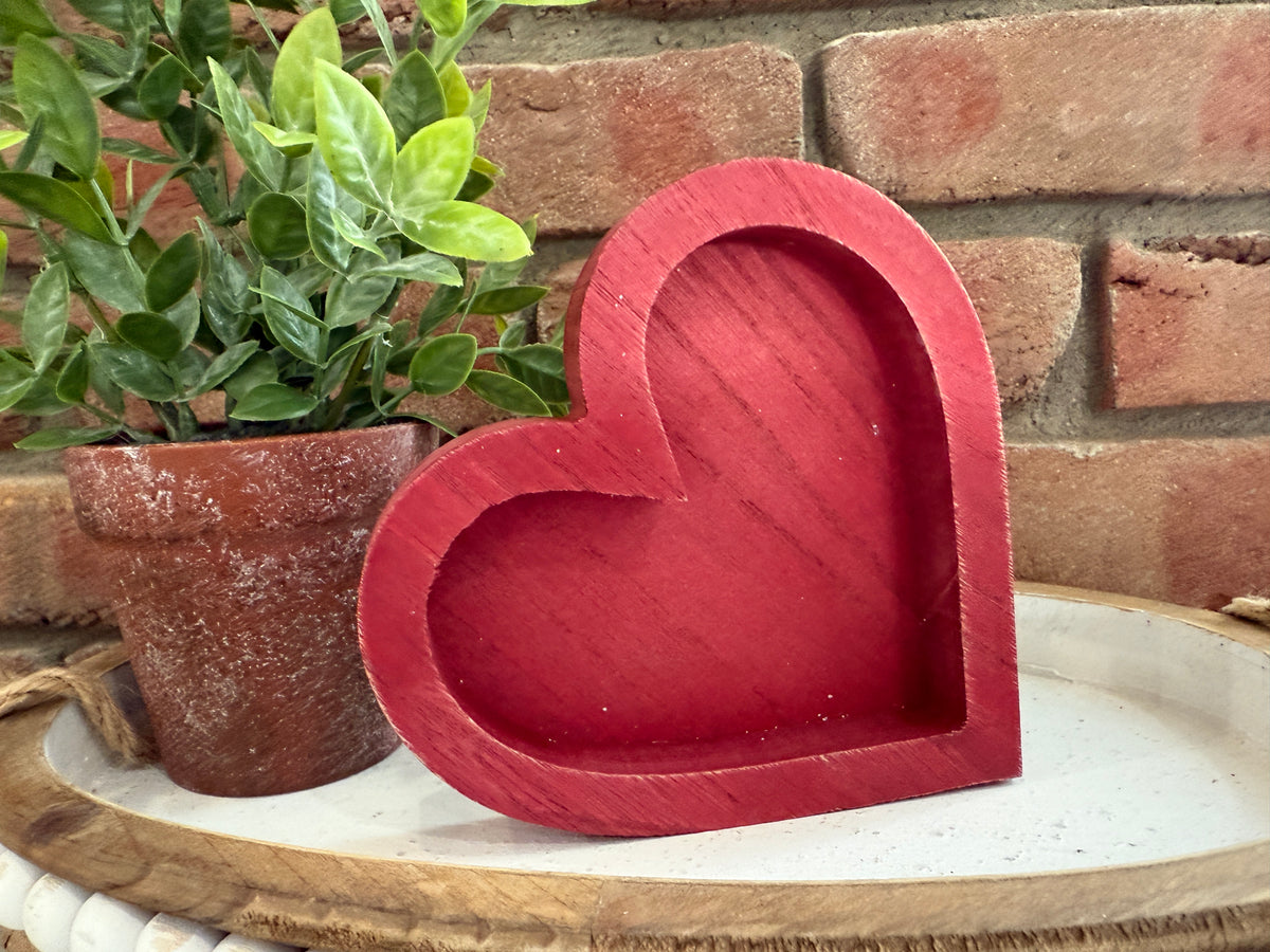 Red Heart Tray