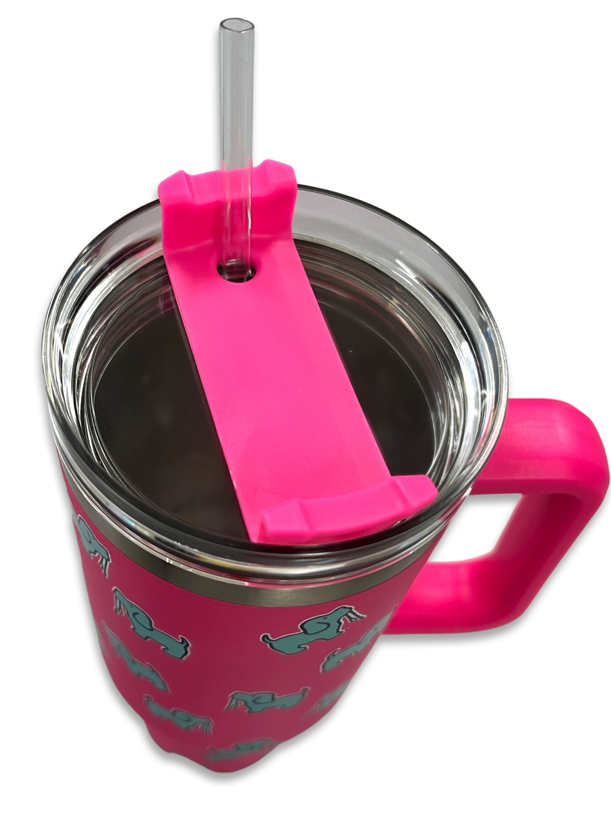 Puppie Love Logo Tumbler - Hot Pink