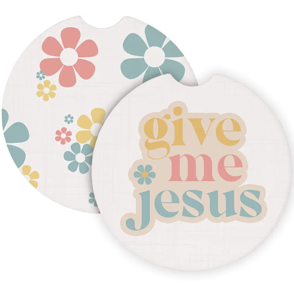 Give me Jesus Car Coaster - Set of 2