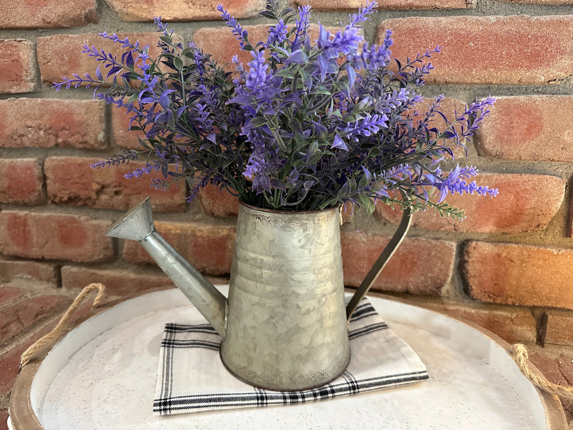 Provence Plains Lavender Watering Can Arrangement