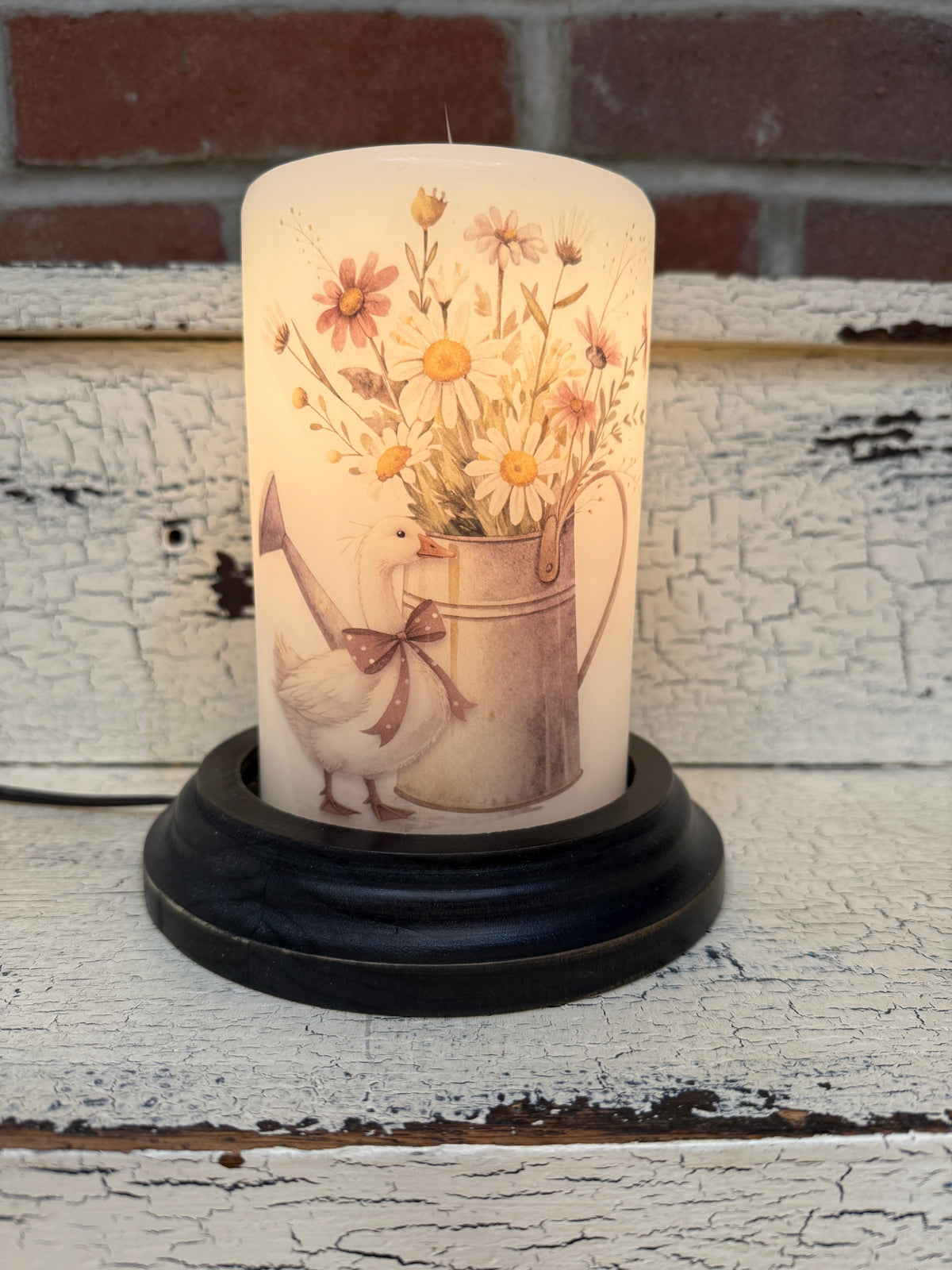 Watering Can Goose Candle Sleeve