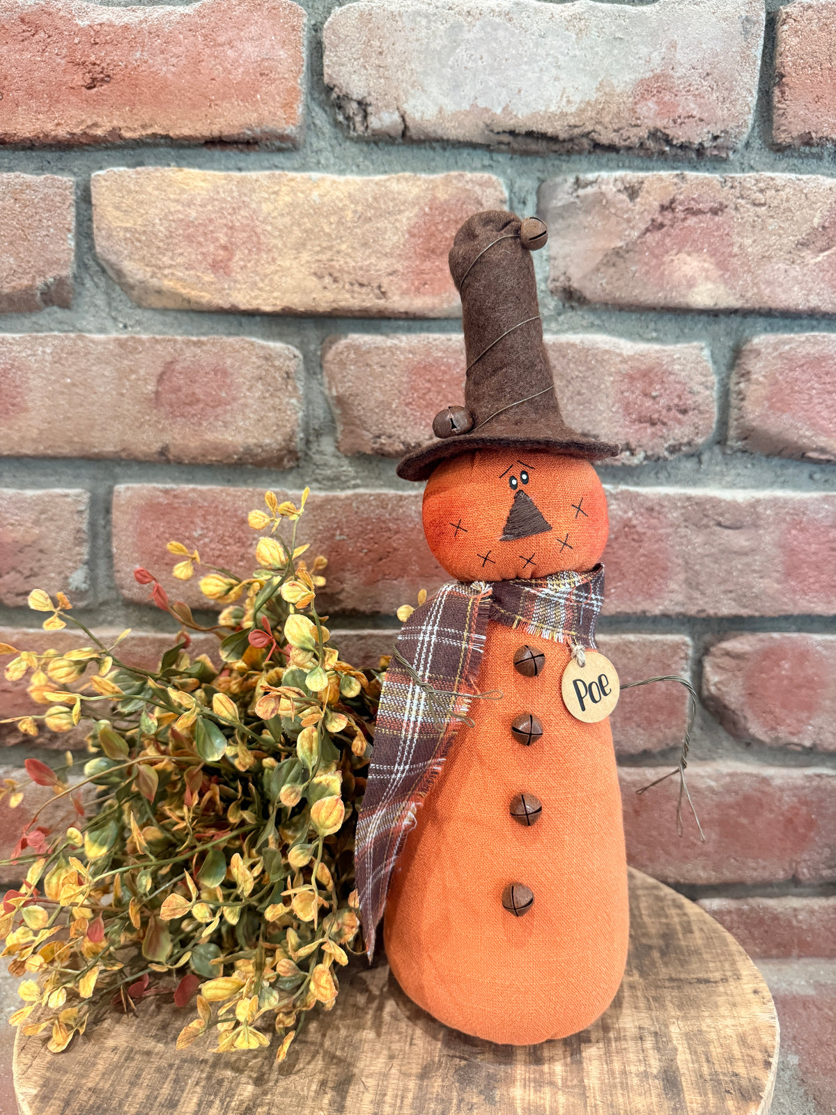 Poe the Jingle Bell Jack-O-Lantern