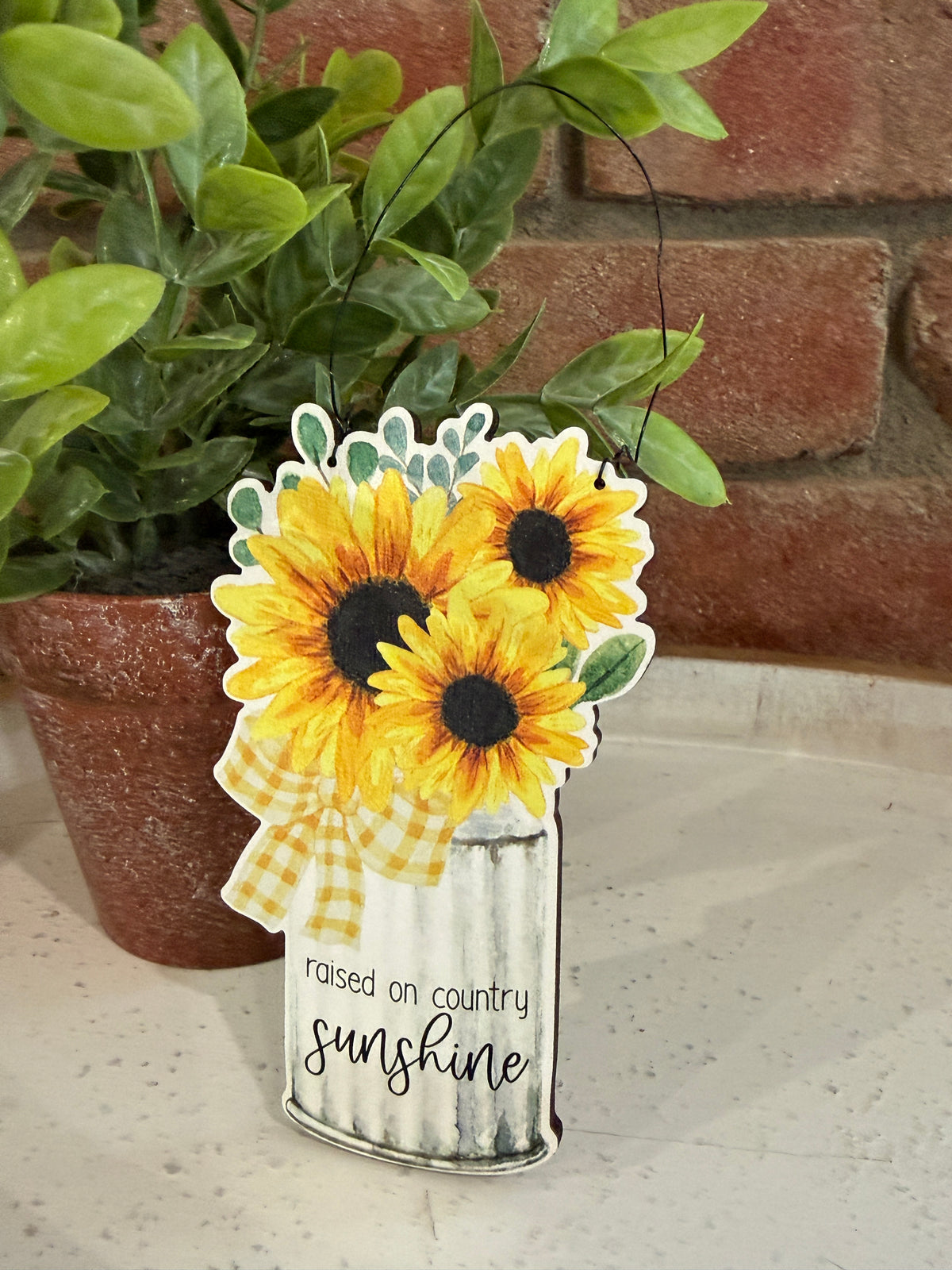 Sunshine Sunflower Ornament - 3 Styles