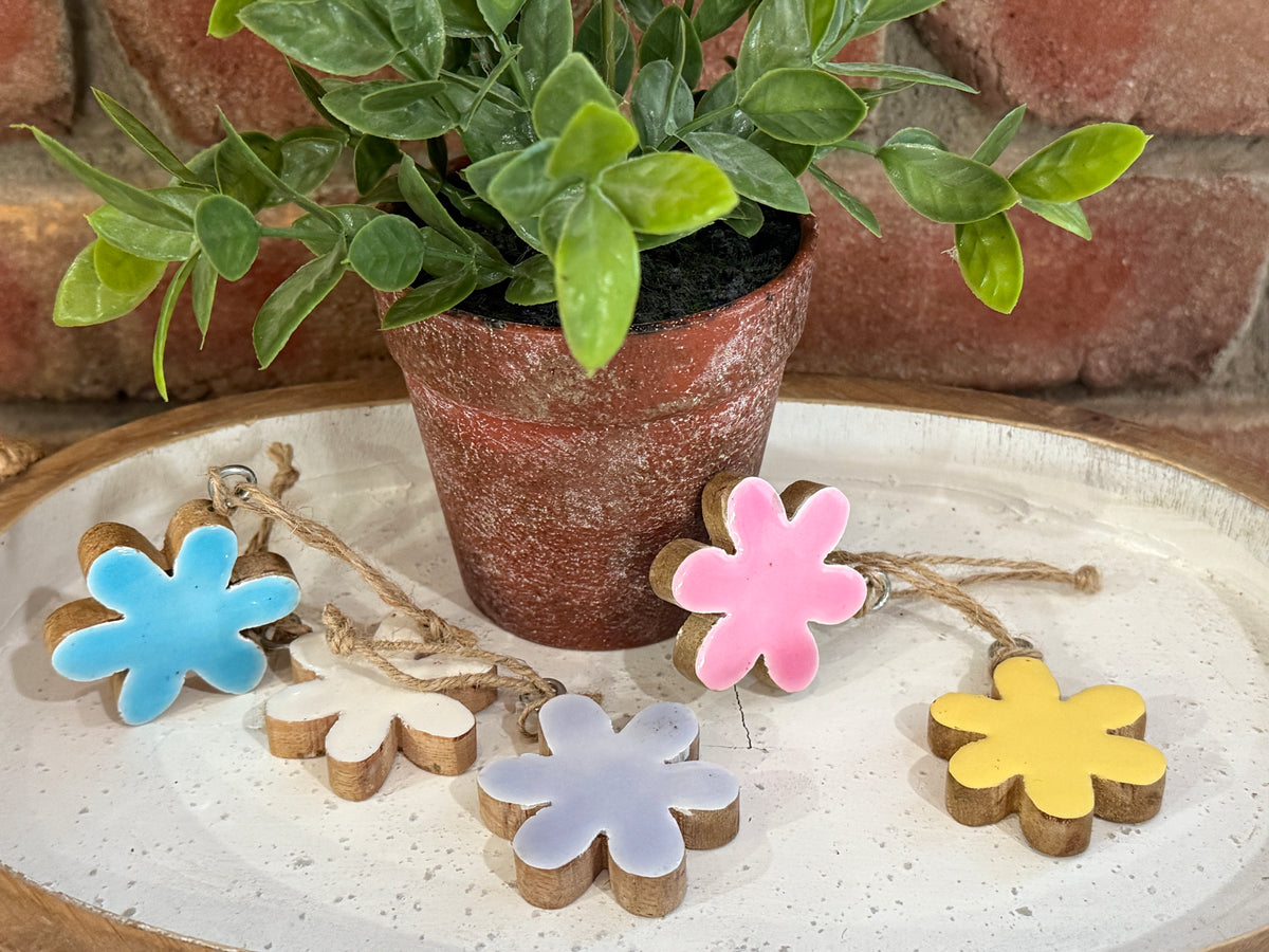 Spring Flower Ornaments - 5 Styles