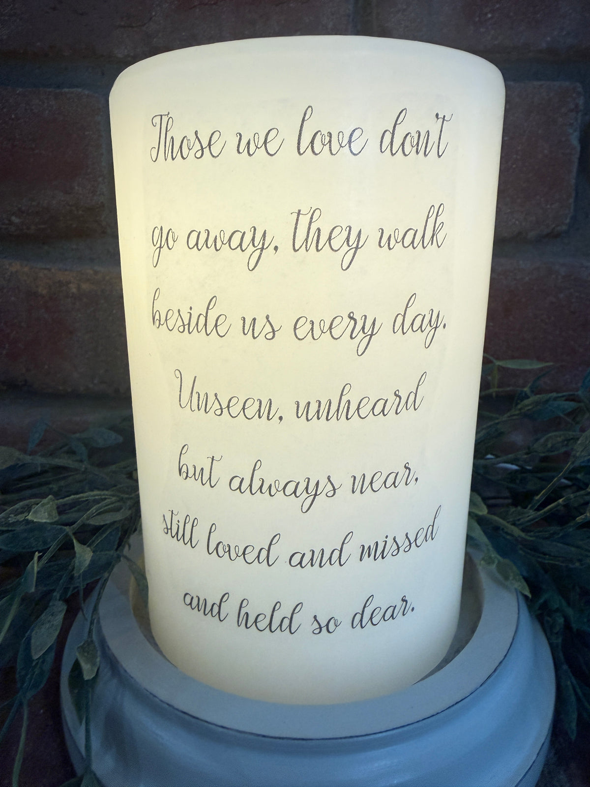 Those We Love Candle Sleeve