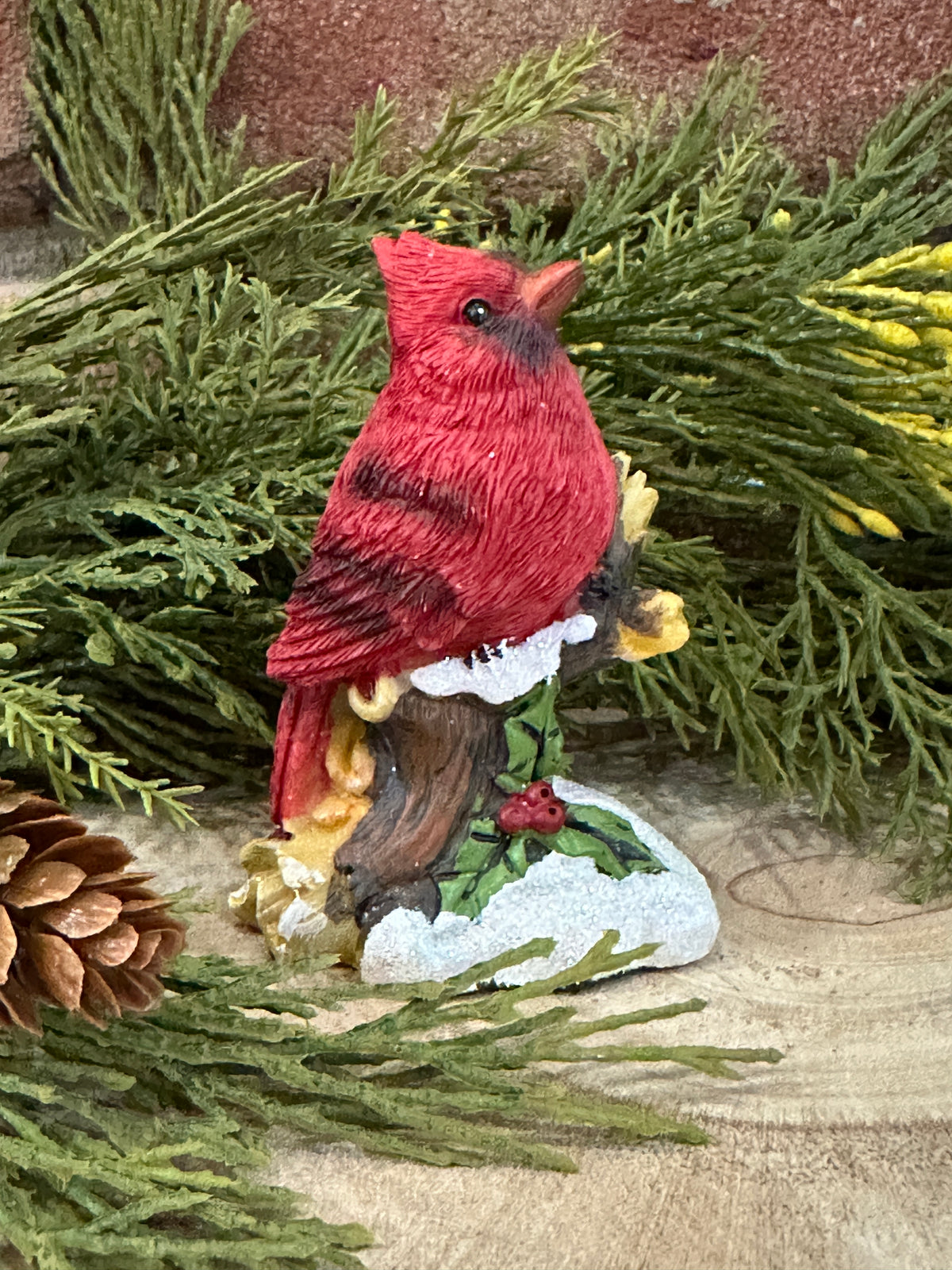 Cardinal on Snowy Branch