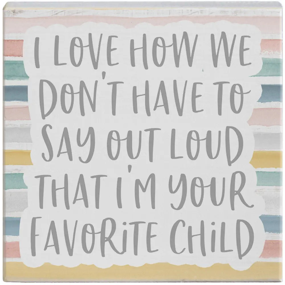 Favorite Child Gift-A-Block