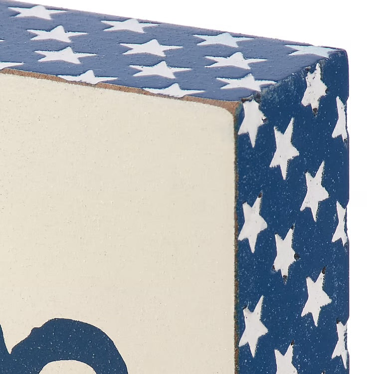 Veteran Wood Block Sign