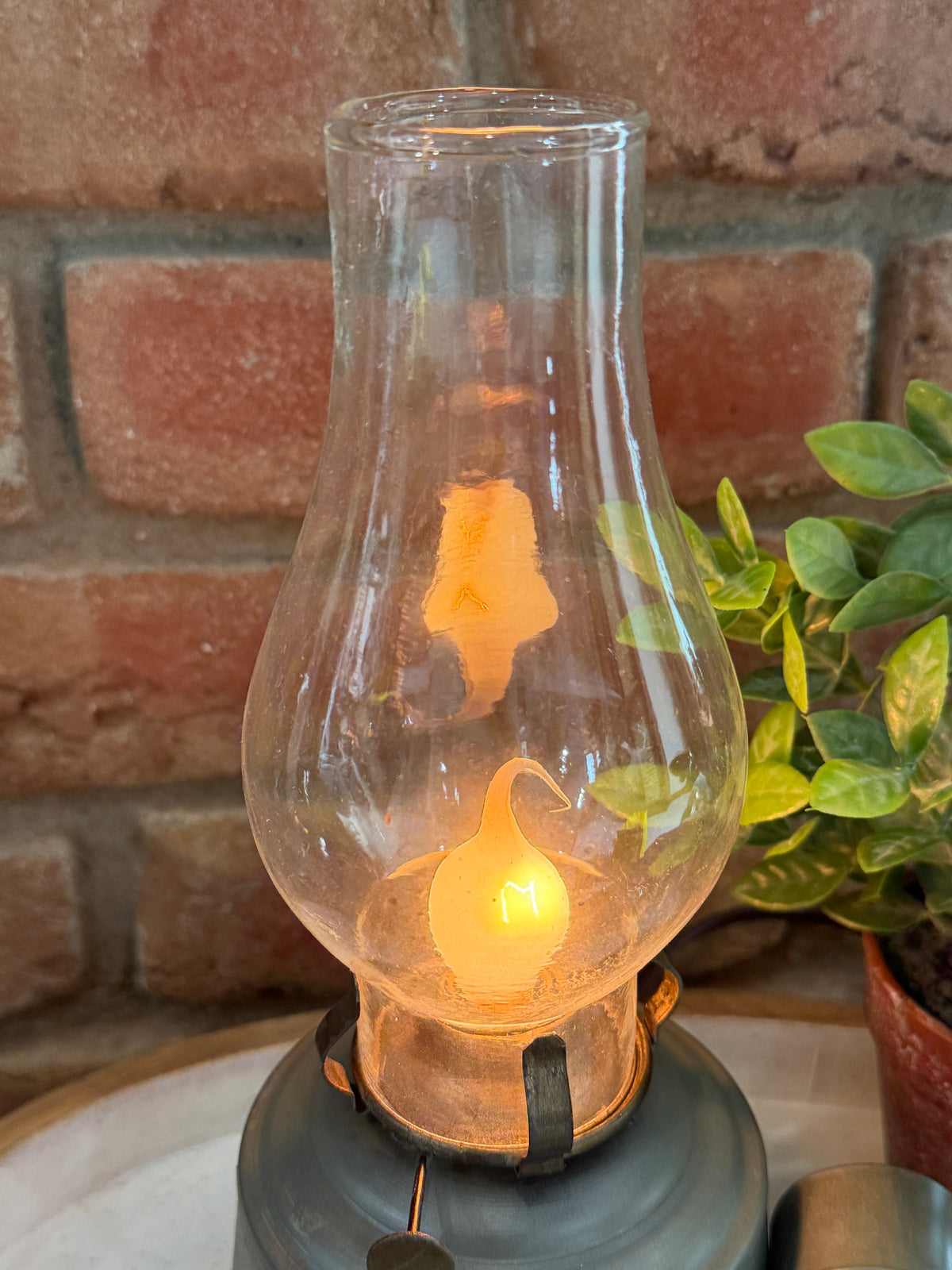 Galvanized Oil Lamp